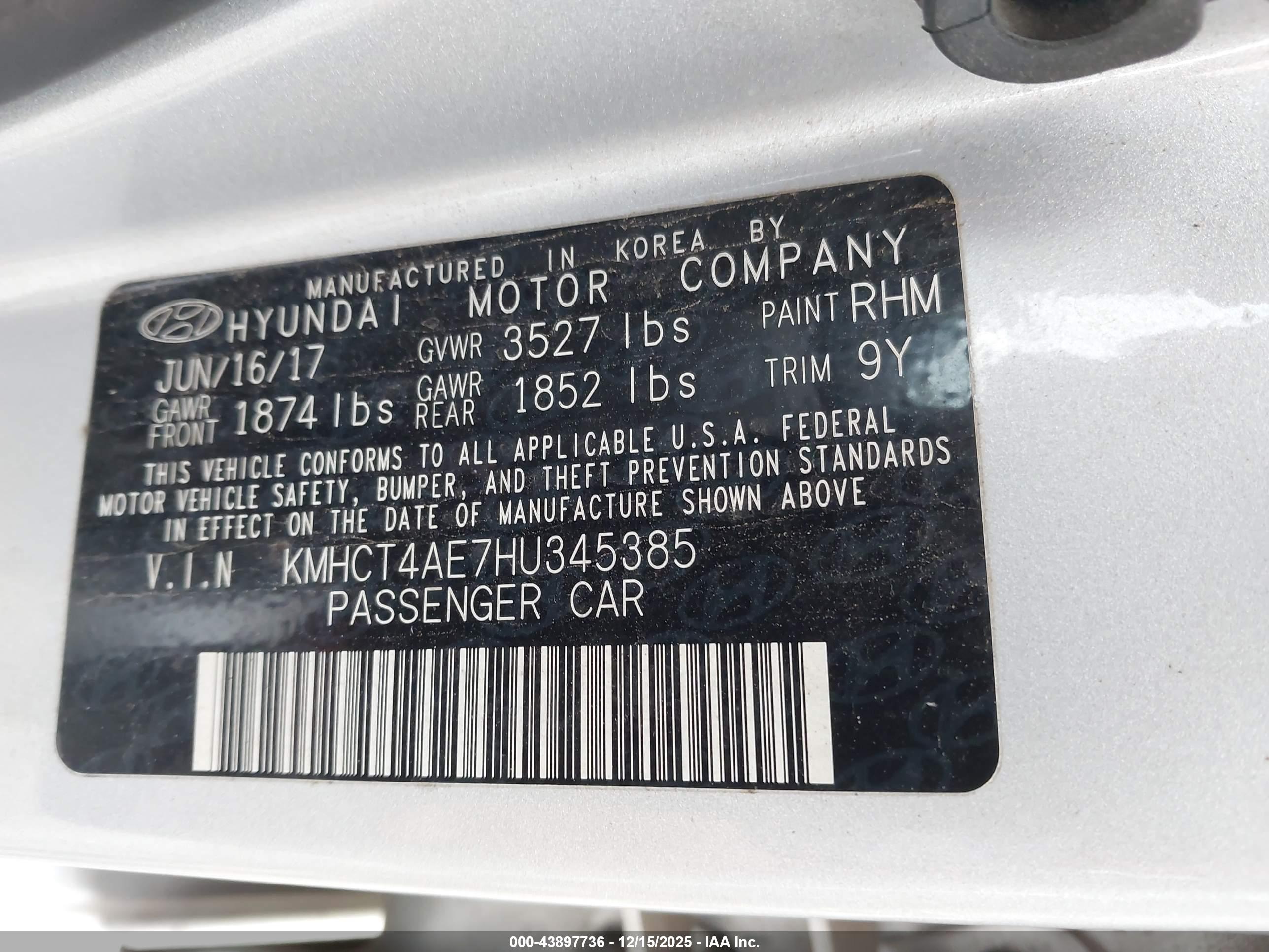 HYUNDAI ACCENT image 9