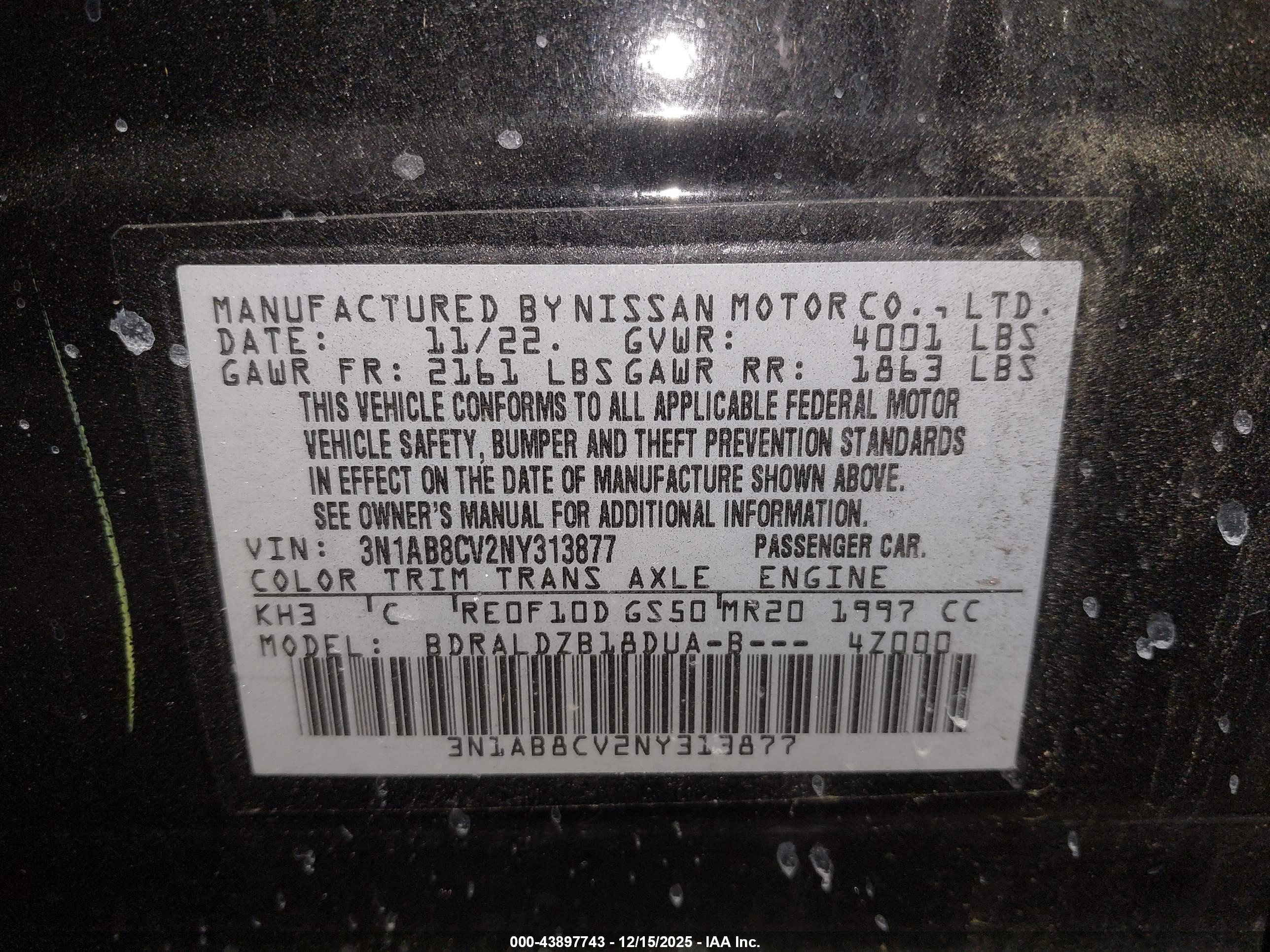 NISSAN SENTRA image 9