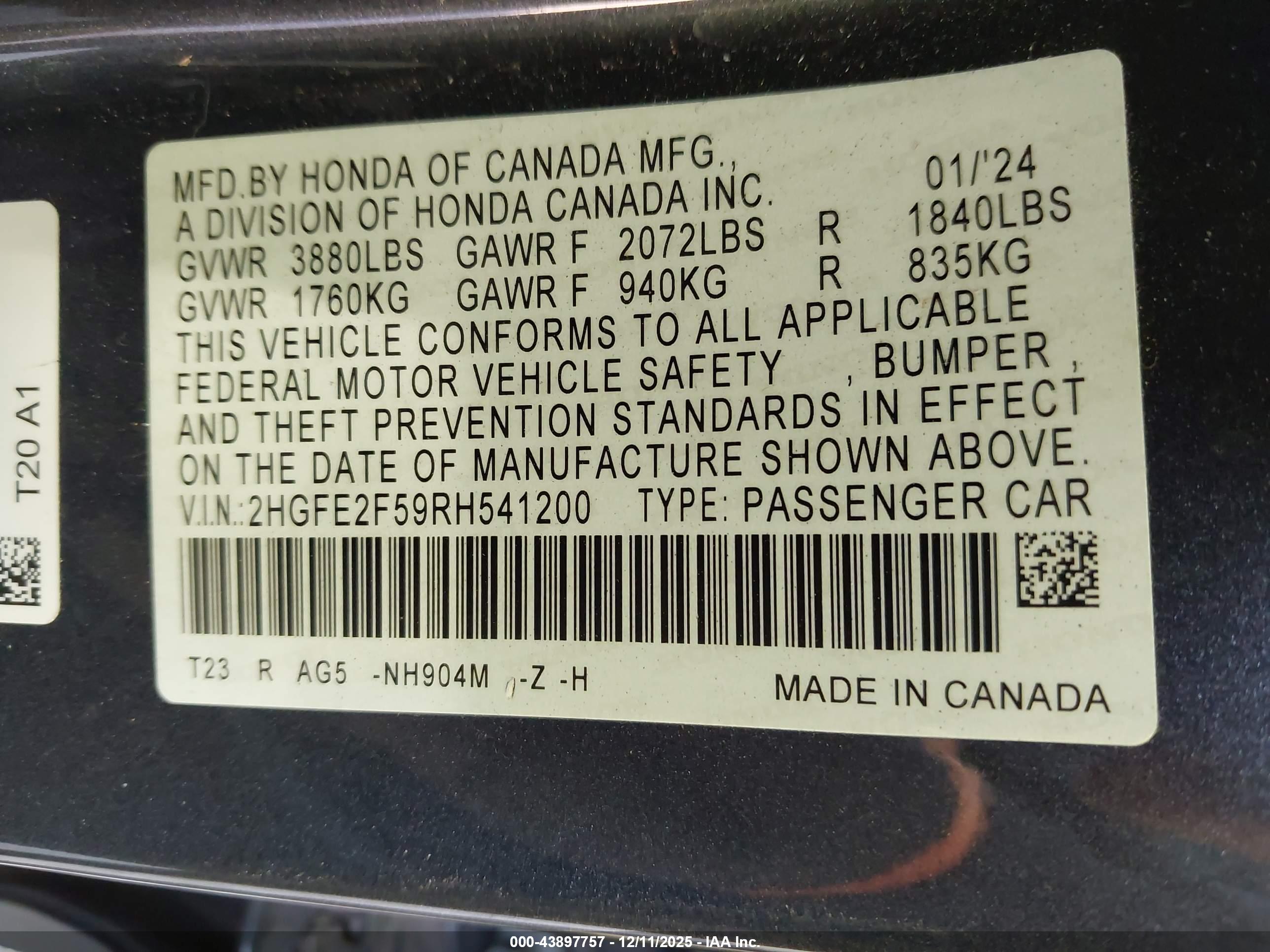 HONDA CIVIC image 9