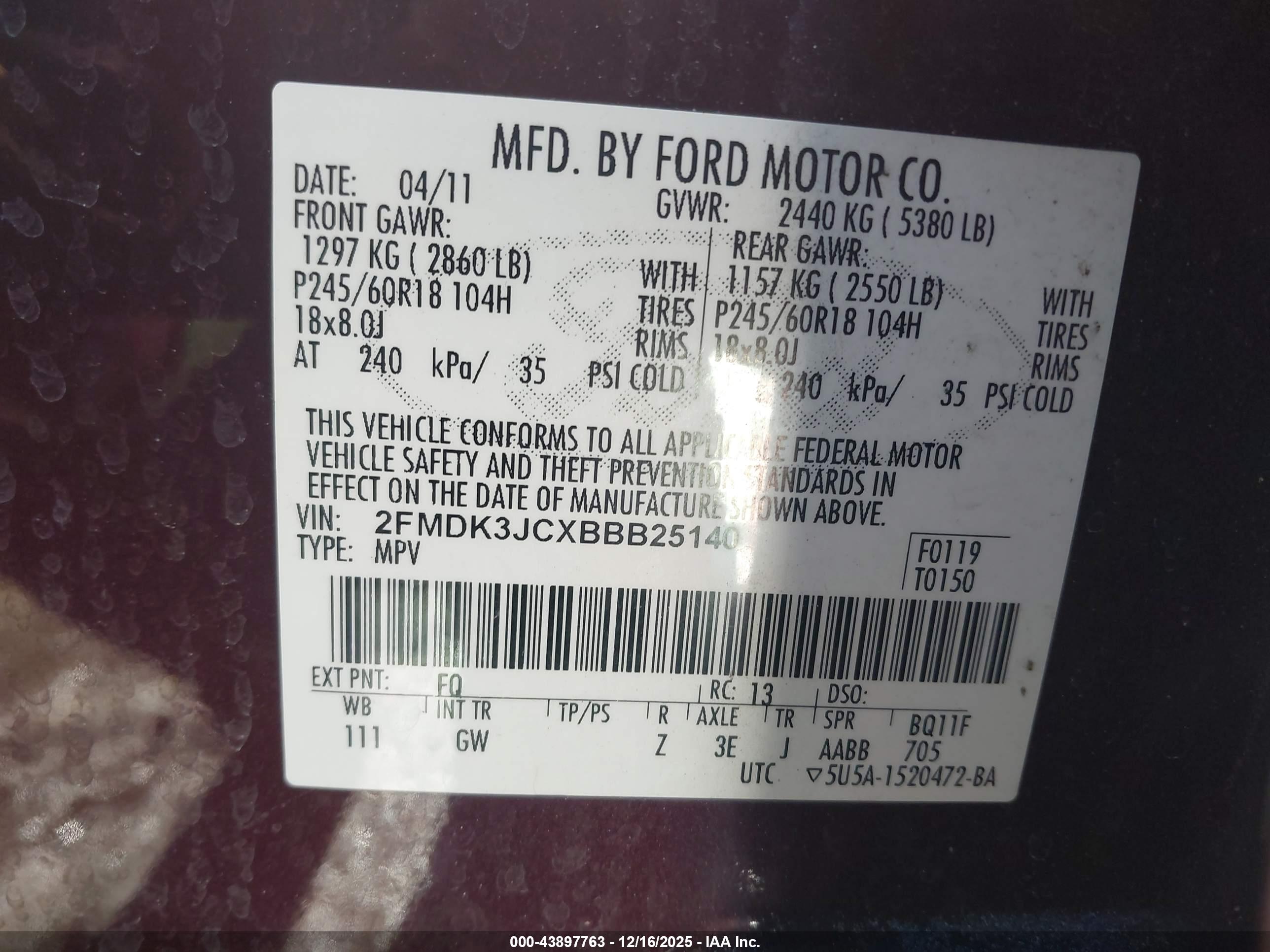FORD EDGE image 9