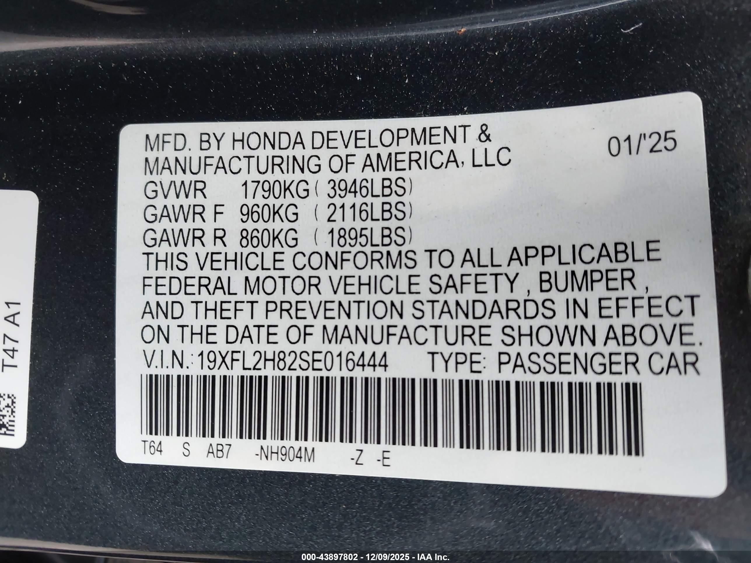 HONDA CIVIC image 9