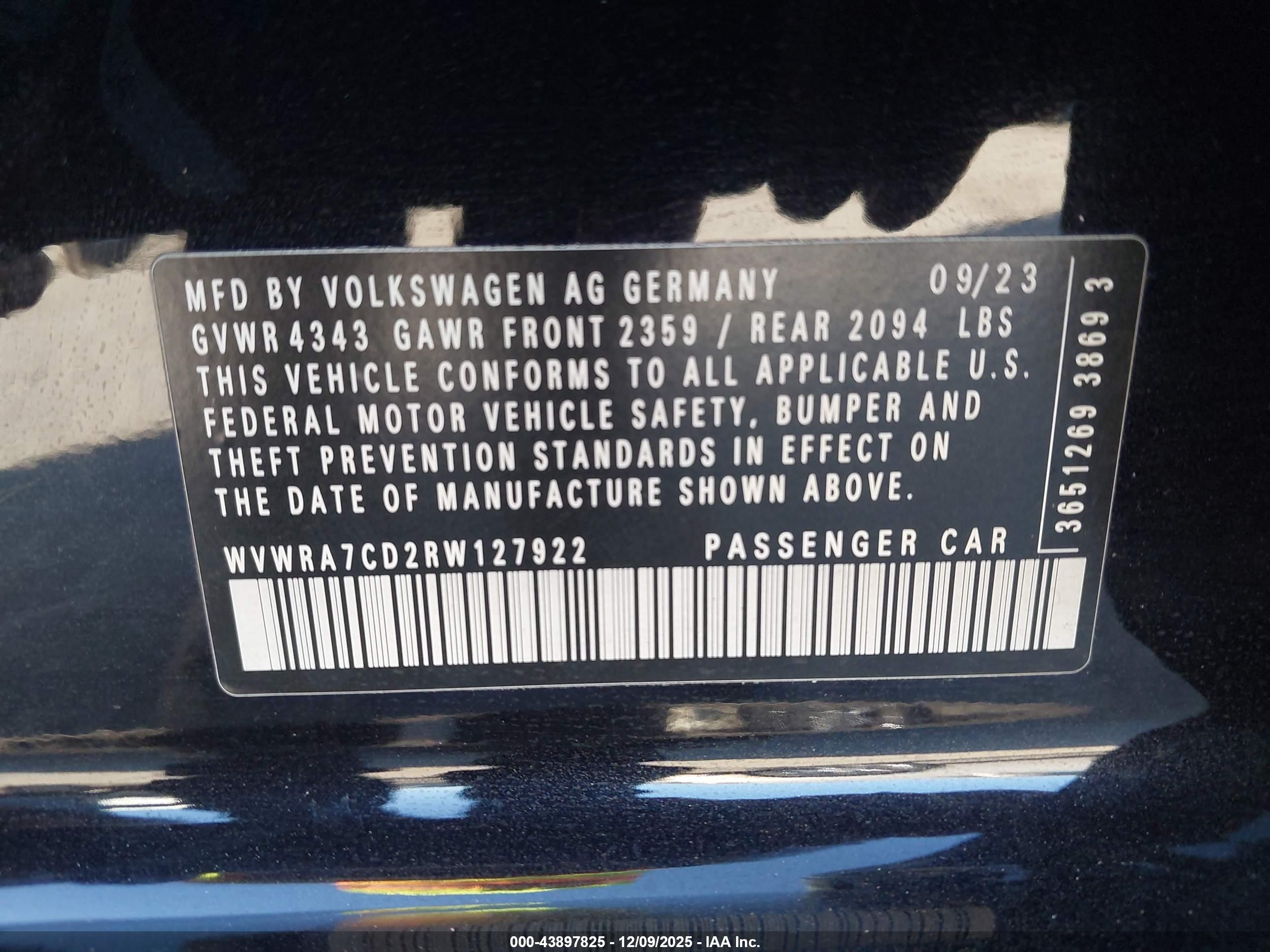 VOLKSWAGEN GOLF image 9