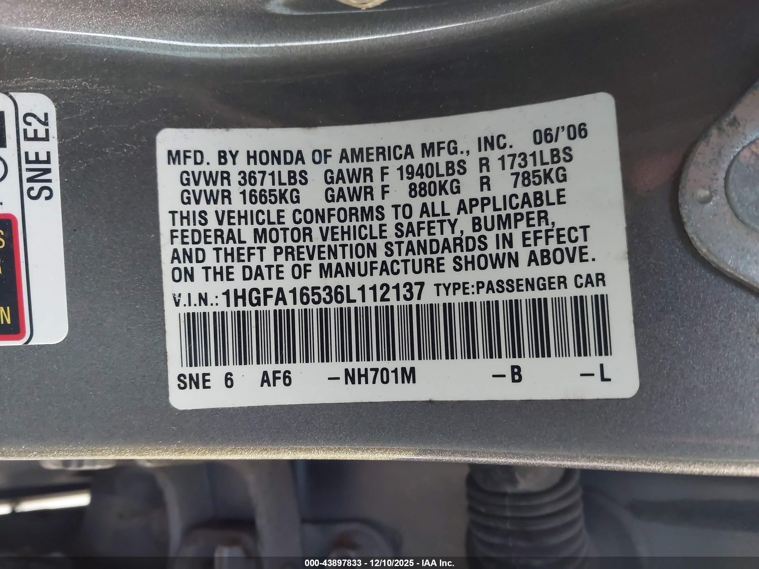 HONDA CIVIC image 9