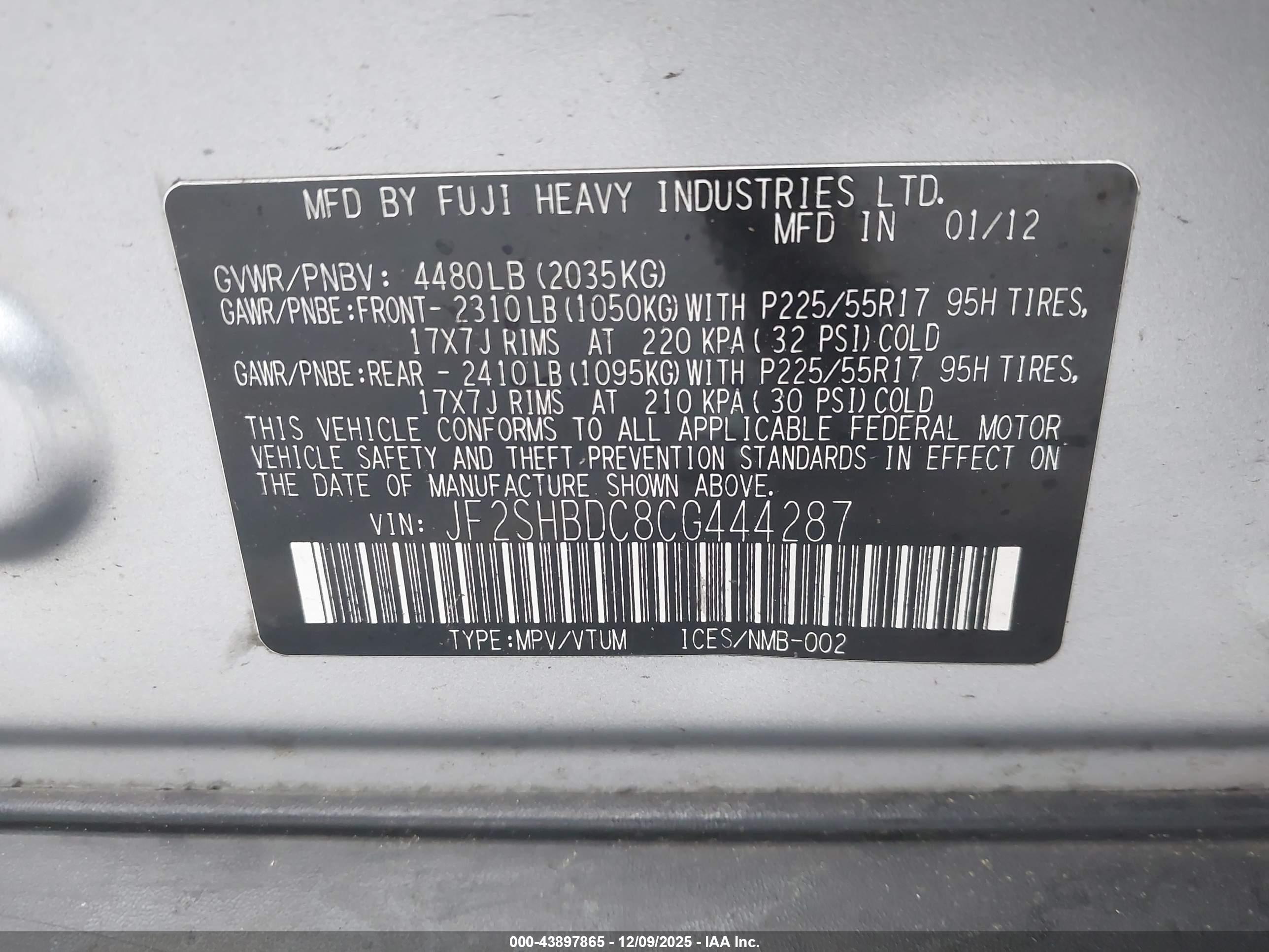 SUBARU FORESTER image 9
