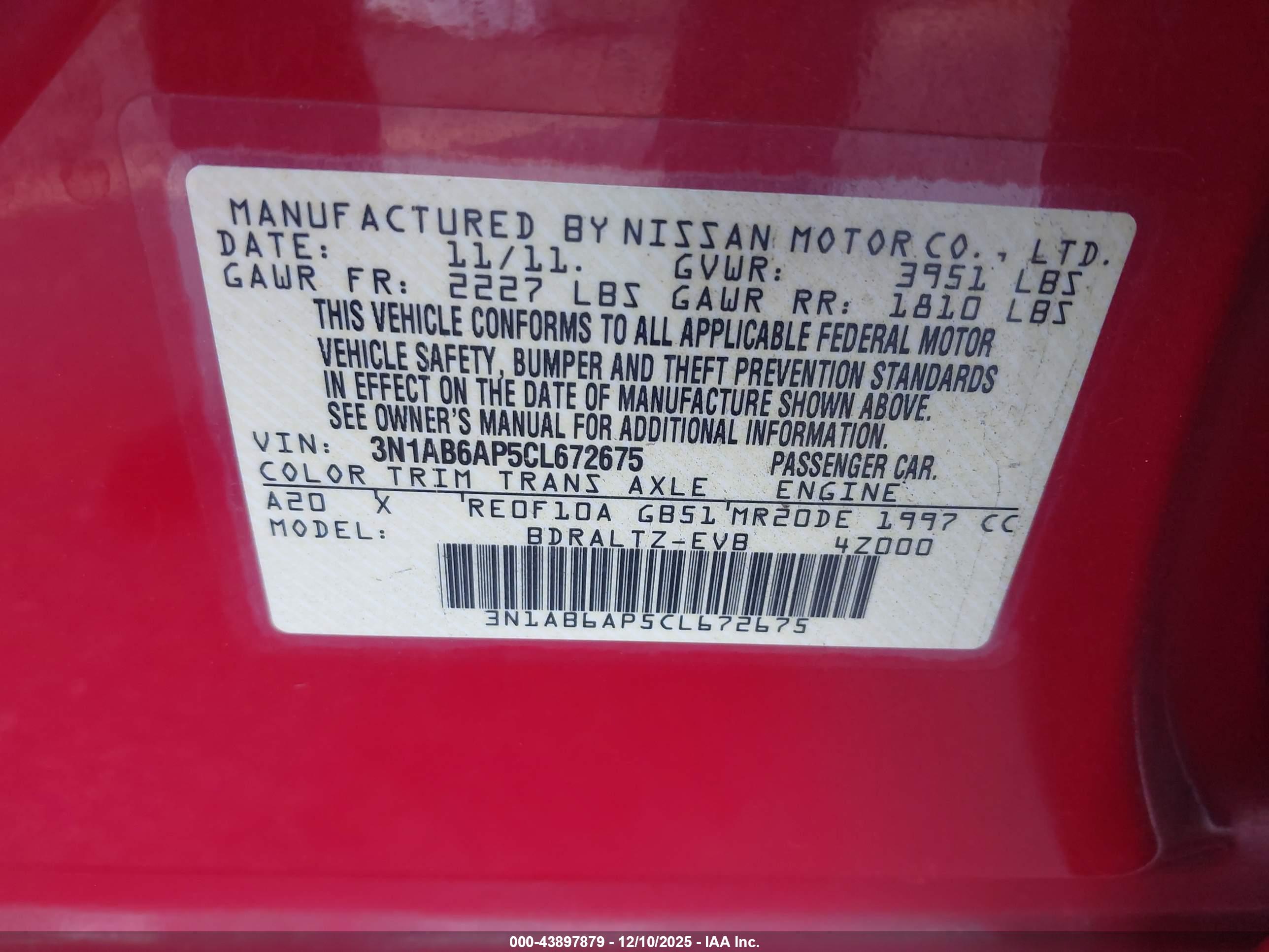NISSAN SENTRA image 9