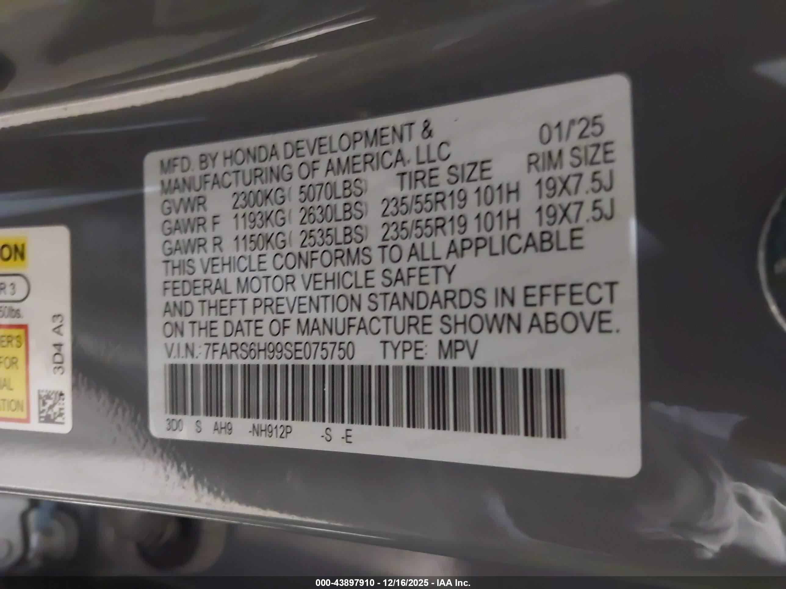 HONDA CR-V image 9