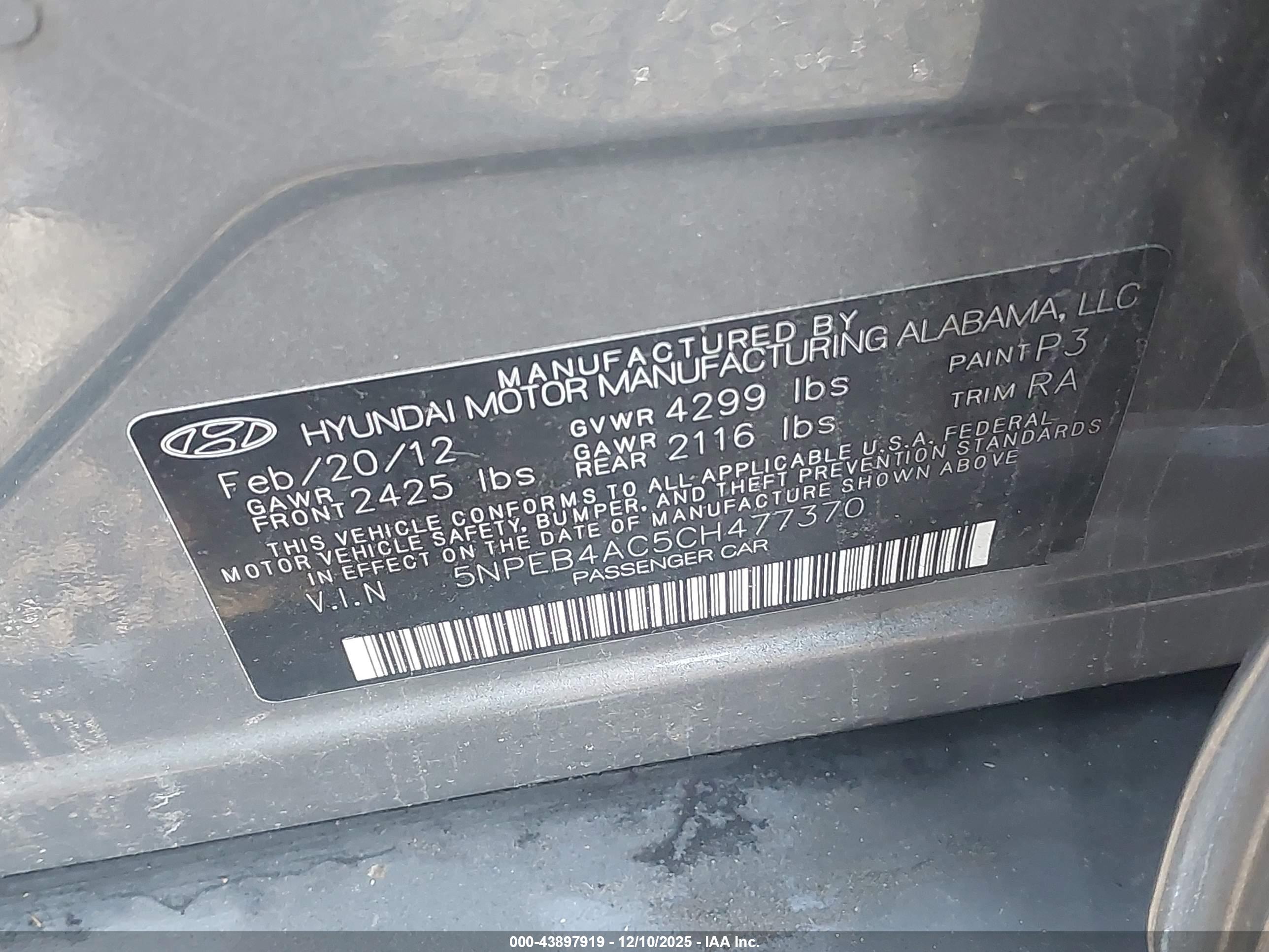 HYUNDAI SONATA image 9