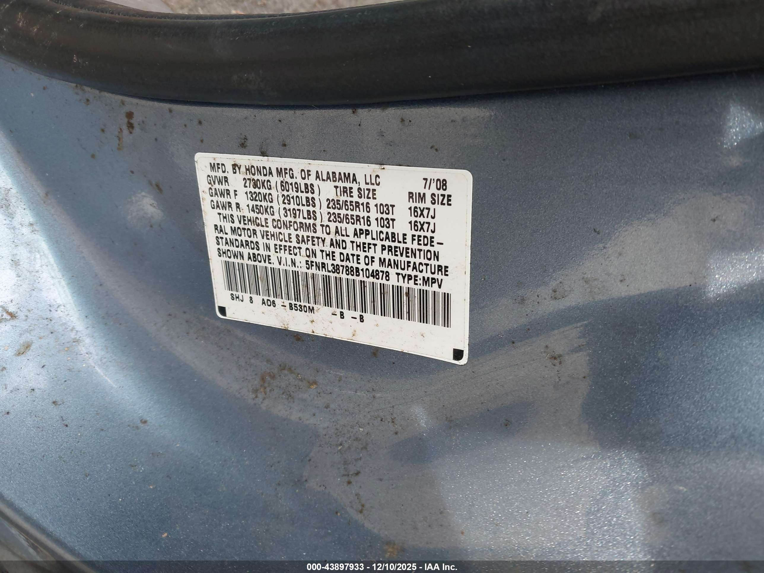 HONDA ODYSSEY image 9