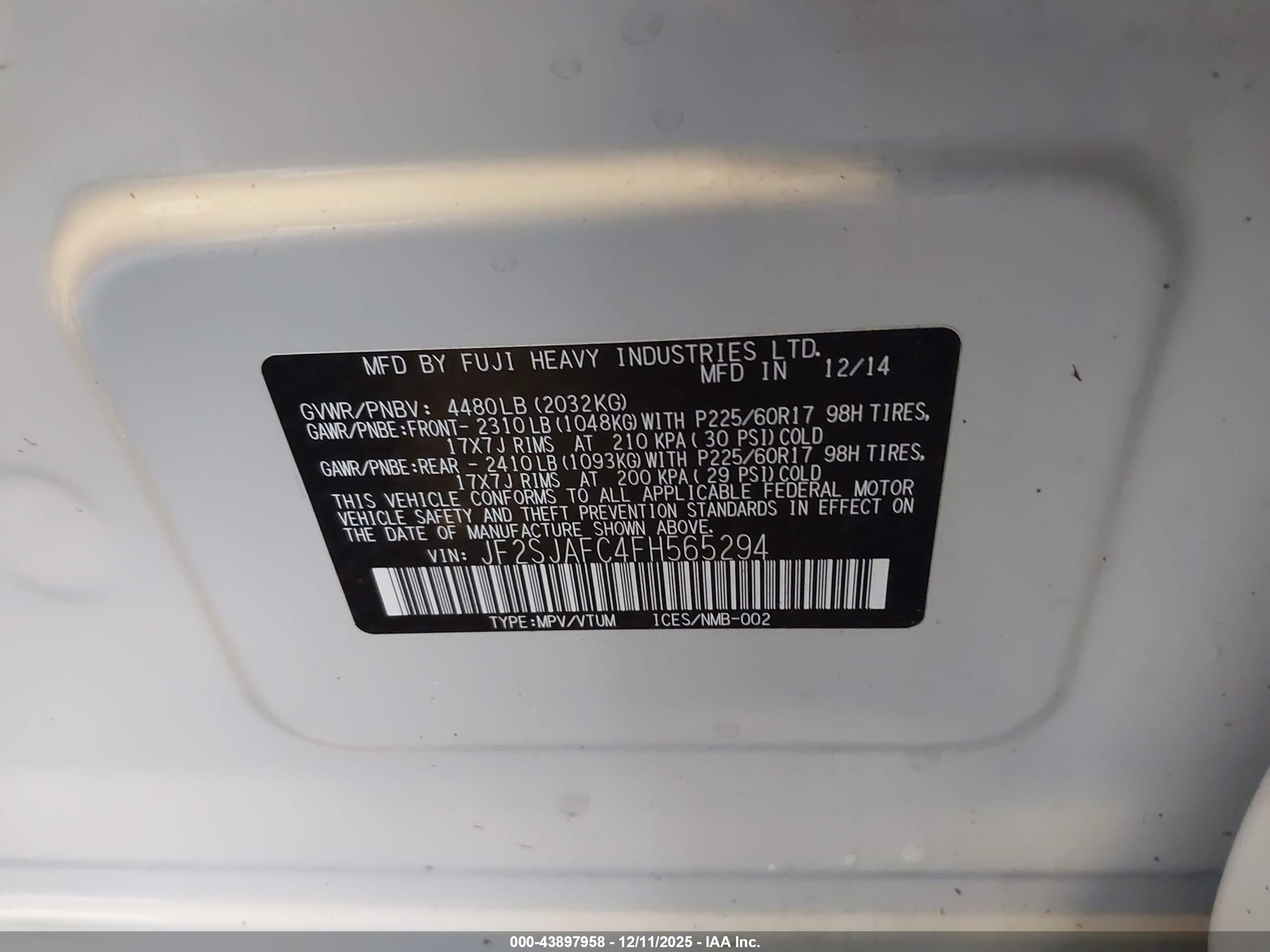 SUBARU FORESTER image 9