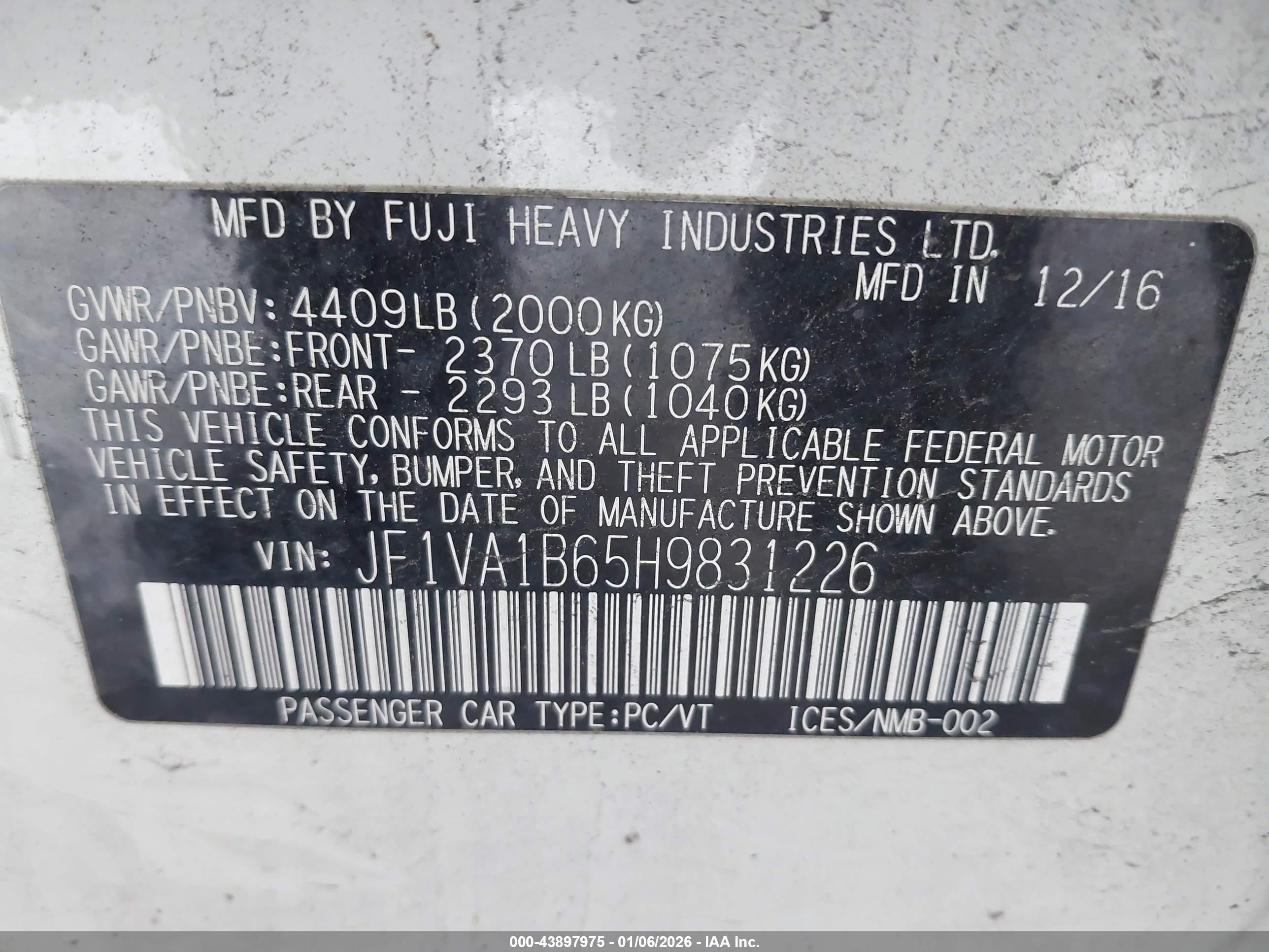 SUBARU WRX image 9