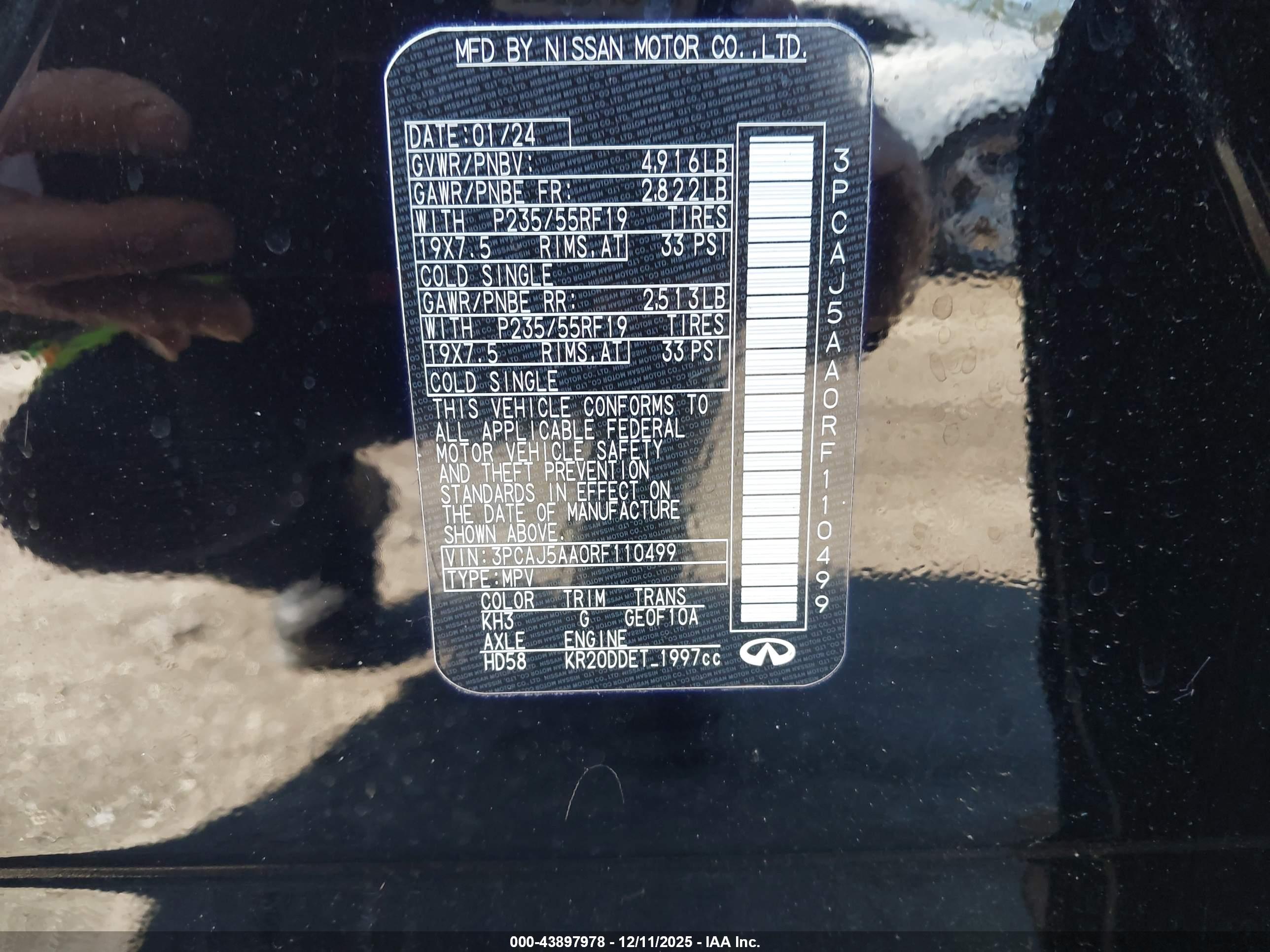 INFINITI QX50 image 9
