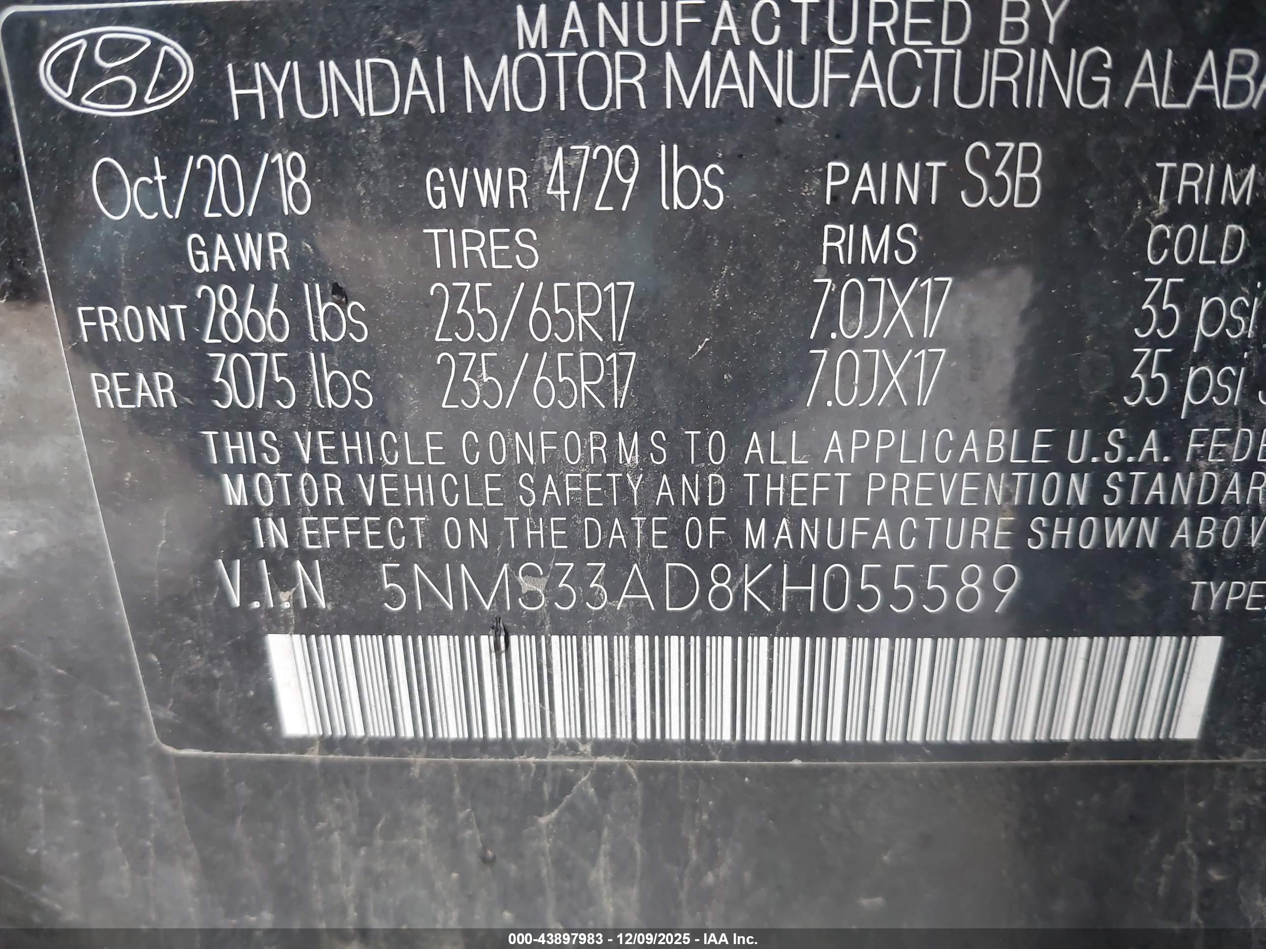 HYUNDAI SANTA image 9