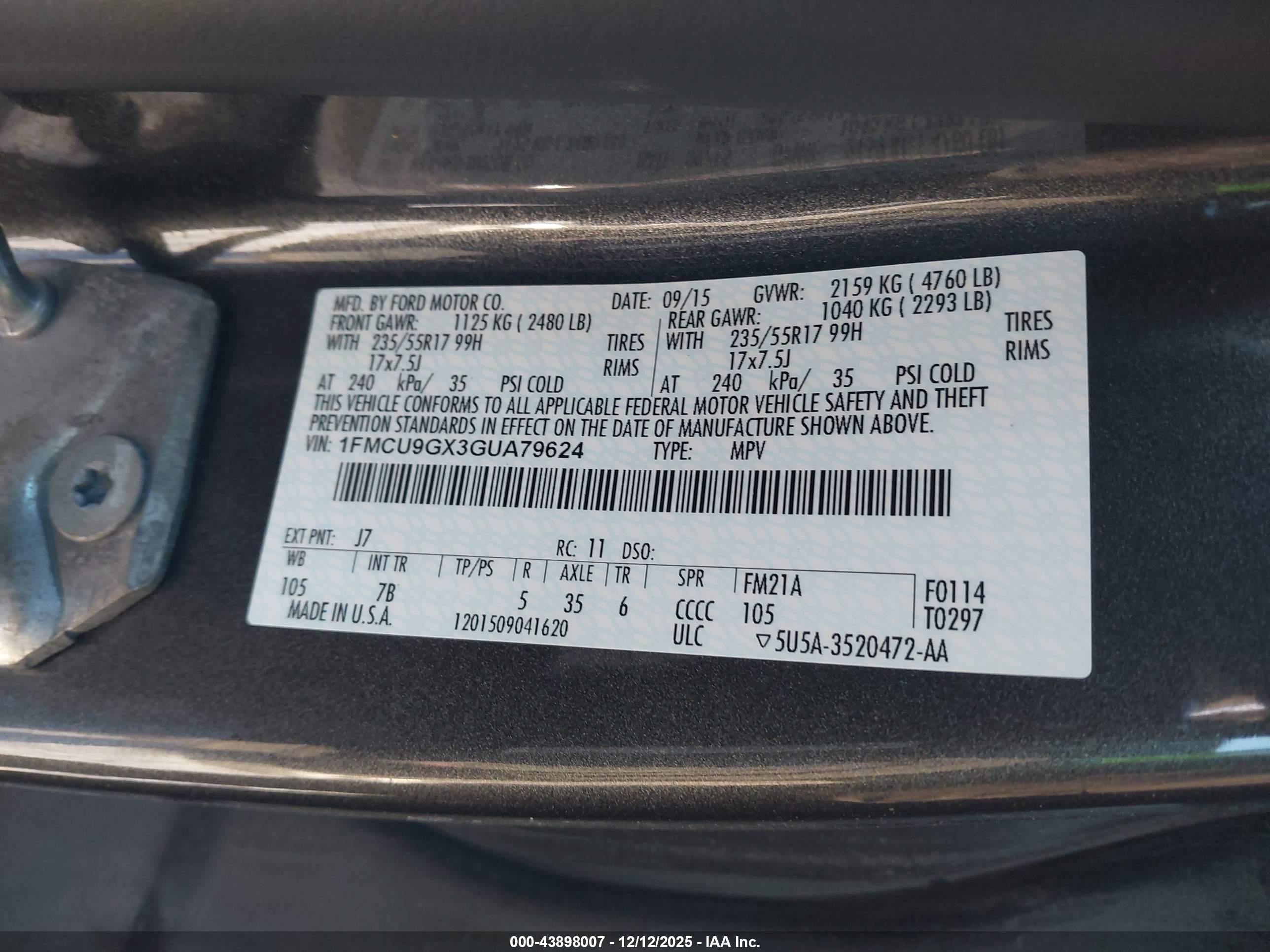 FORD ESCAPE image 9