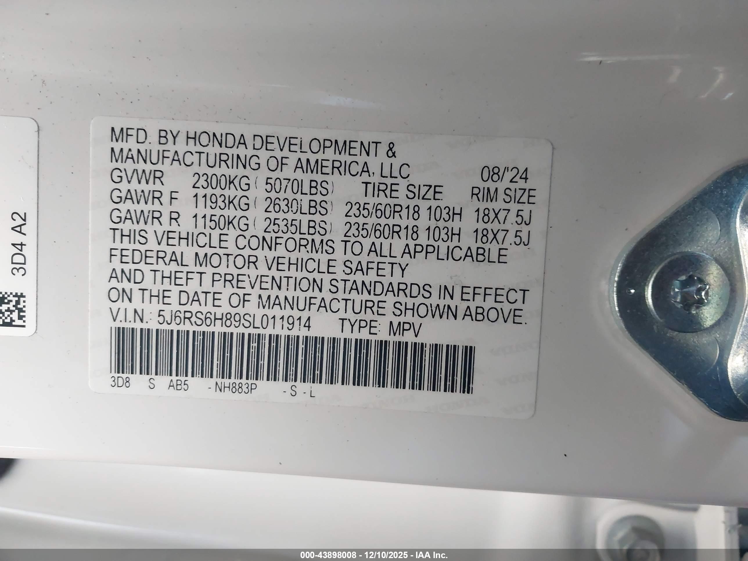 HONDA CR-V image 9