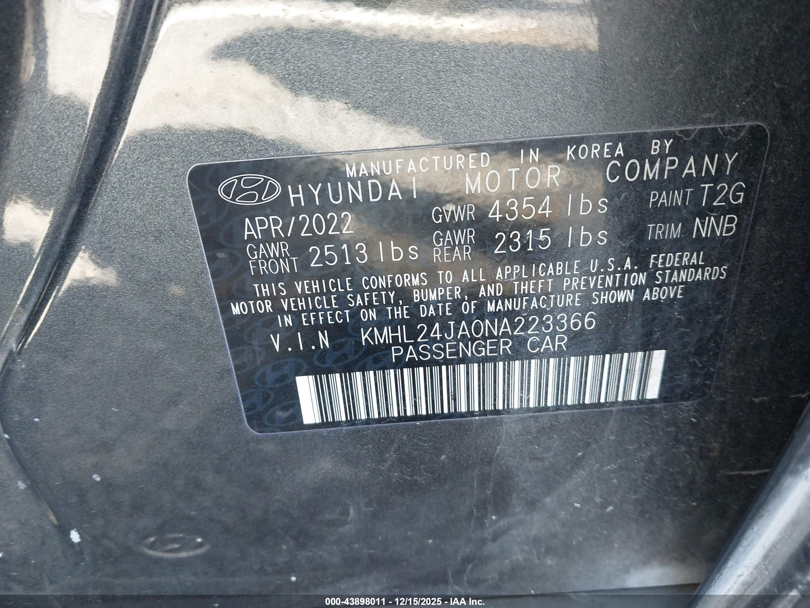 HYUNDAI SONATA image 9