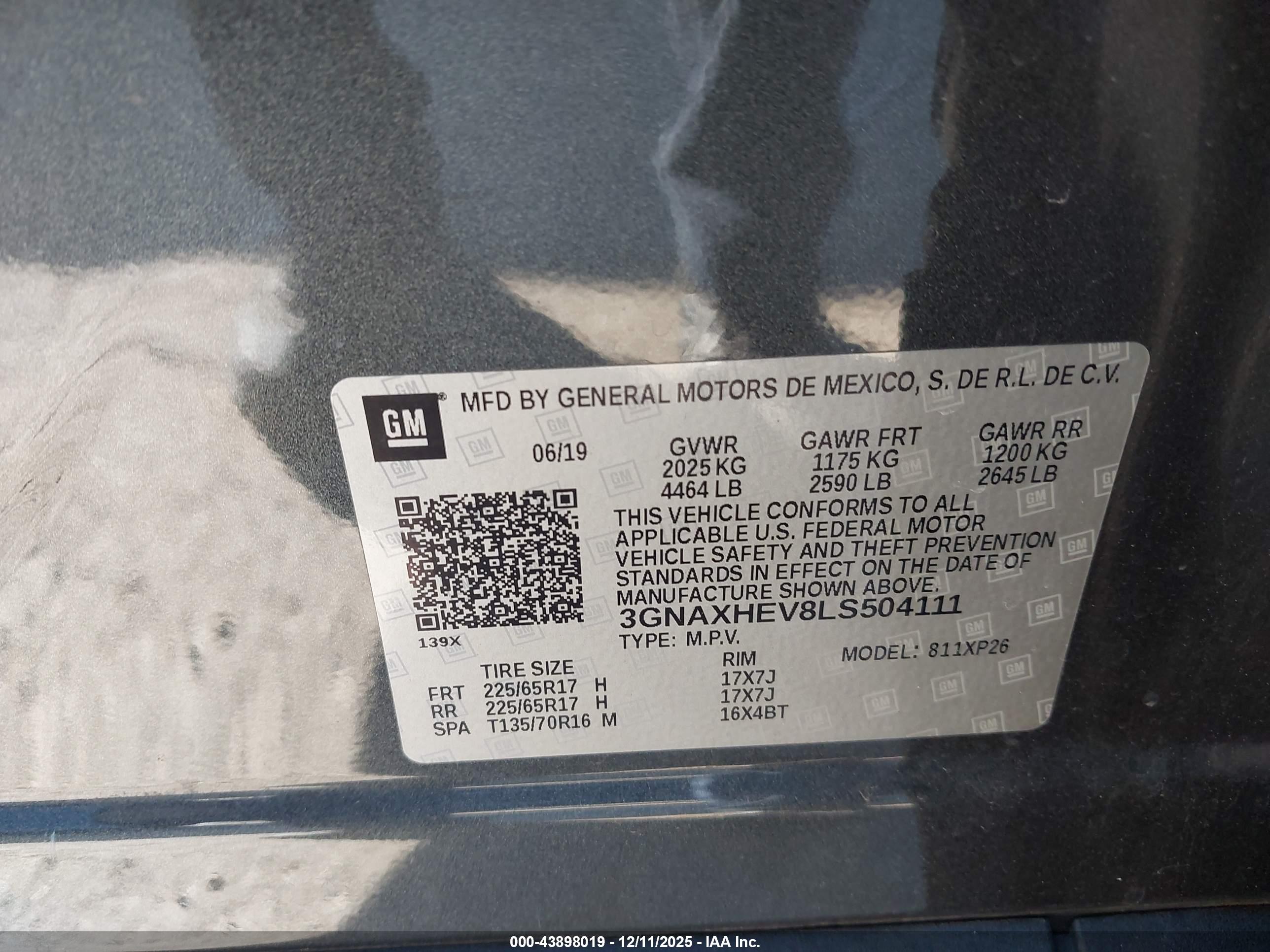 CHEVROLET EQUINOX image 9