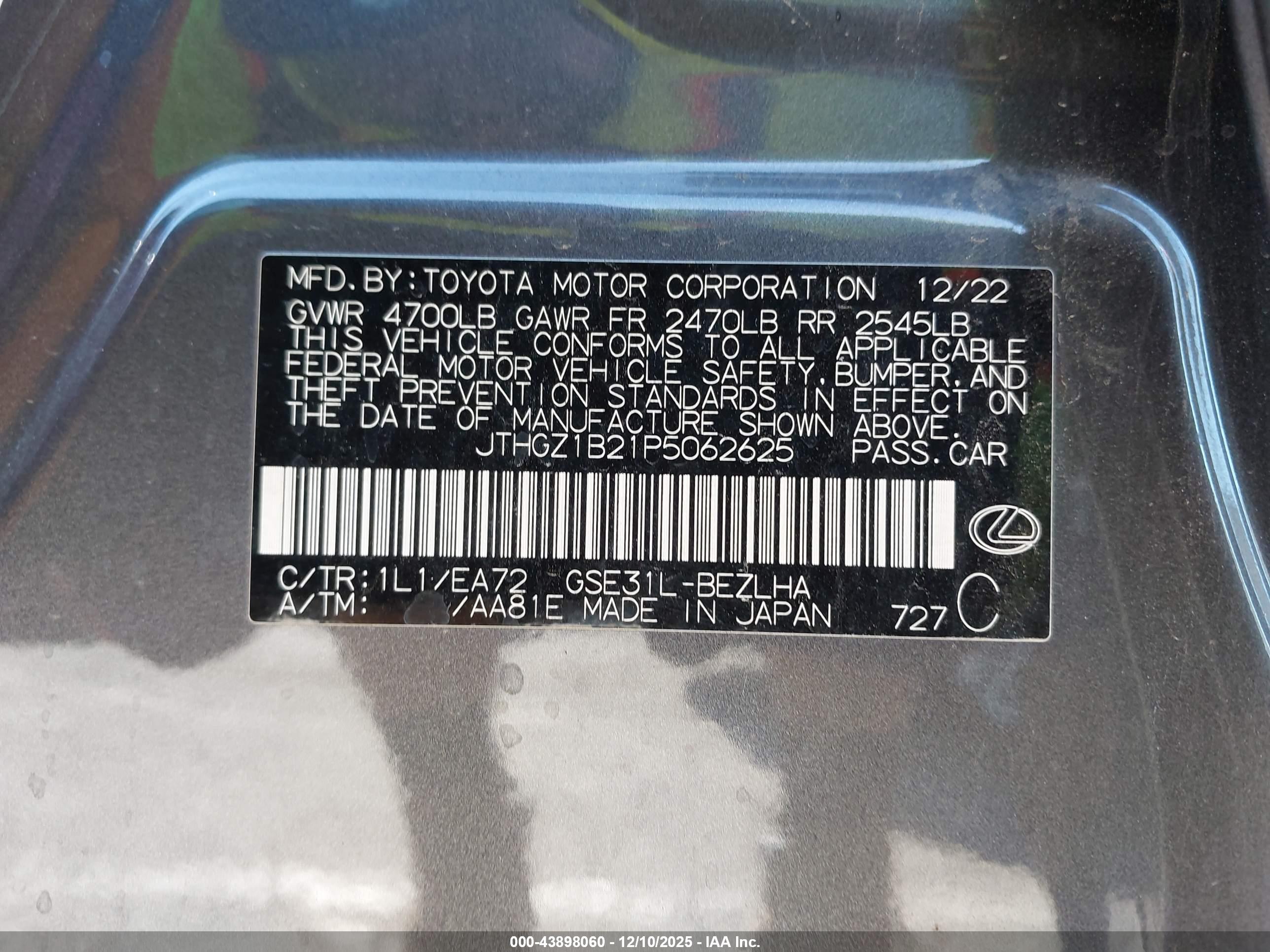 LEXUS IS image 9