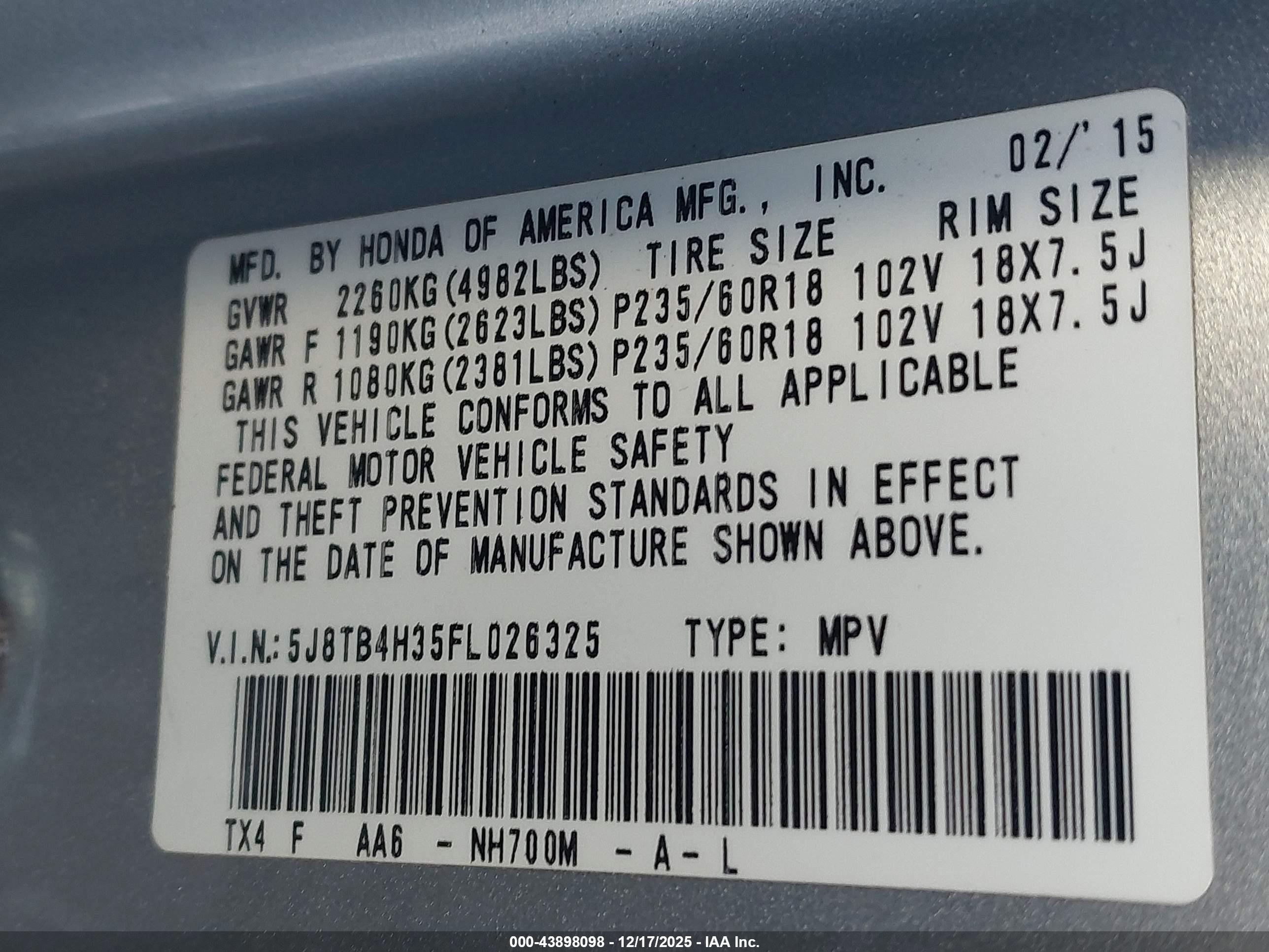 ACURA RDX image 9