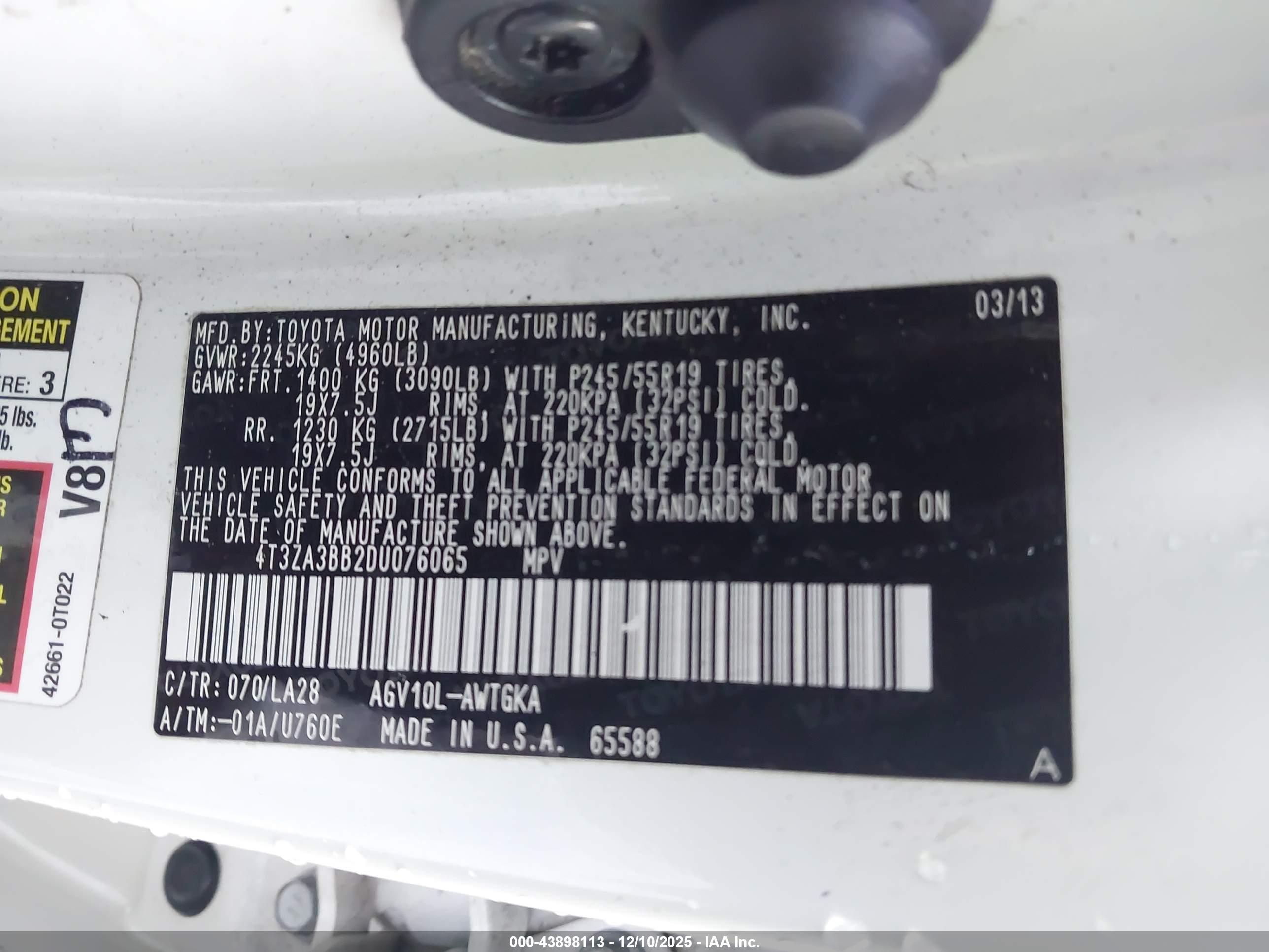 TOYOTA VENZA image 9