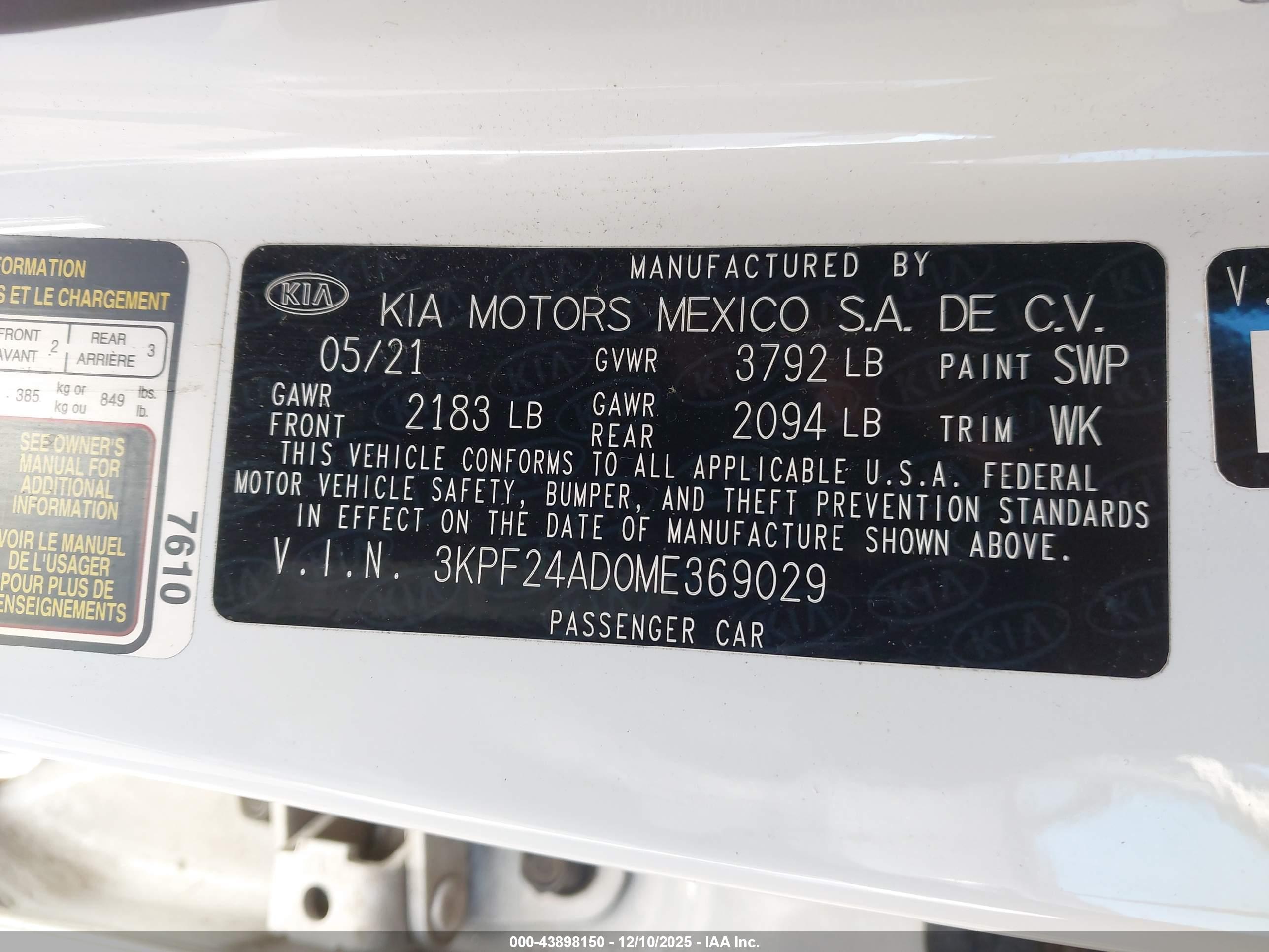 KIA FORTE image 9