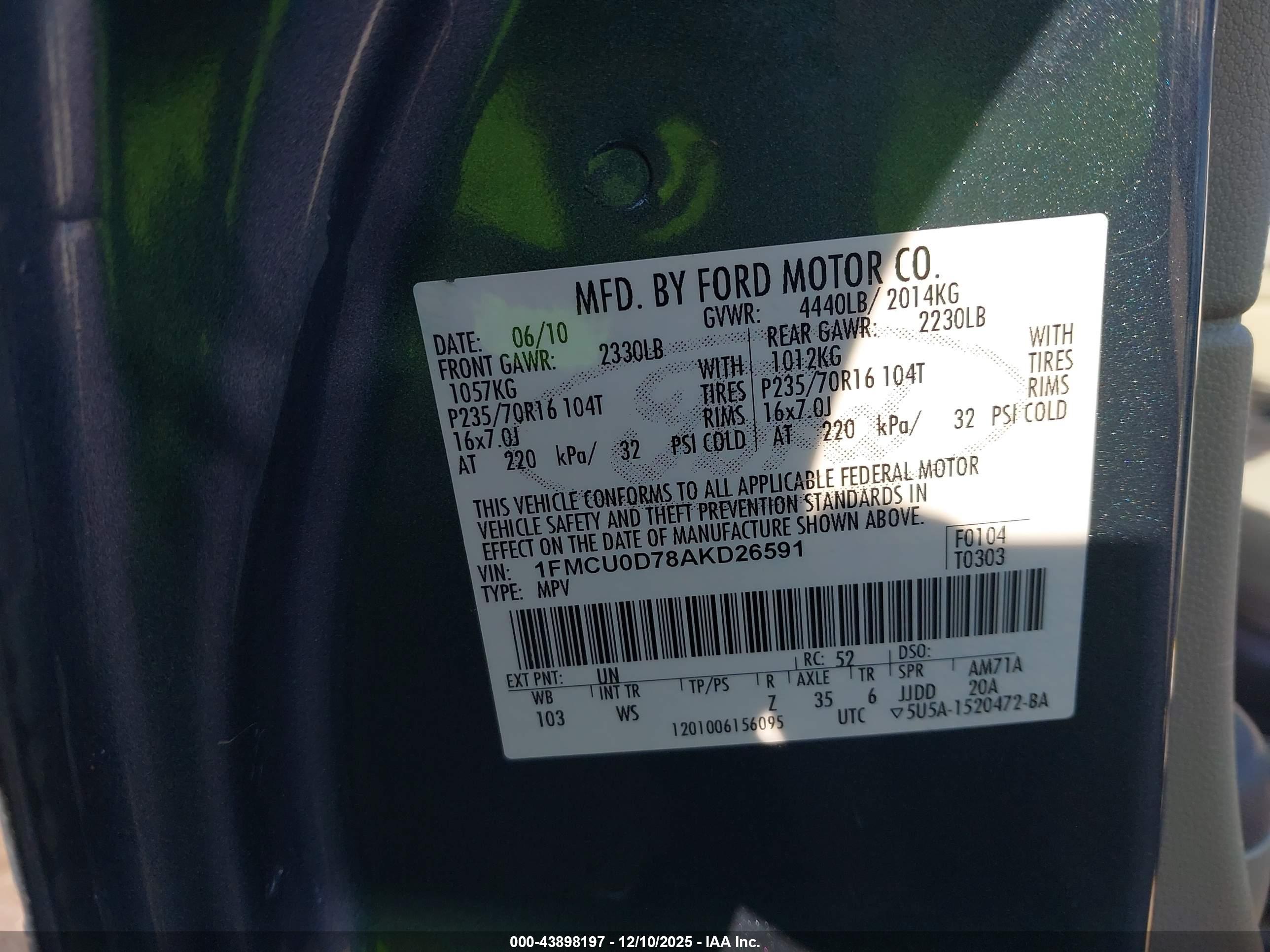 FORD ESCAPE image 9