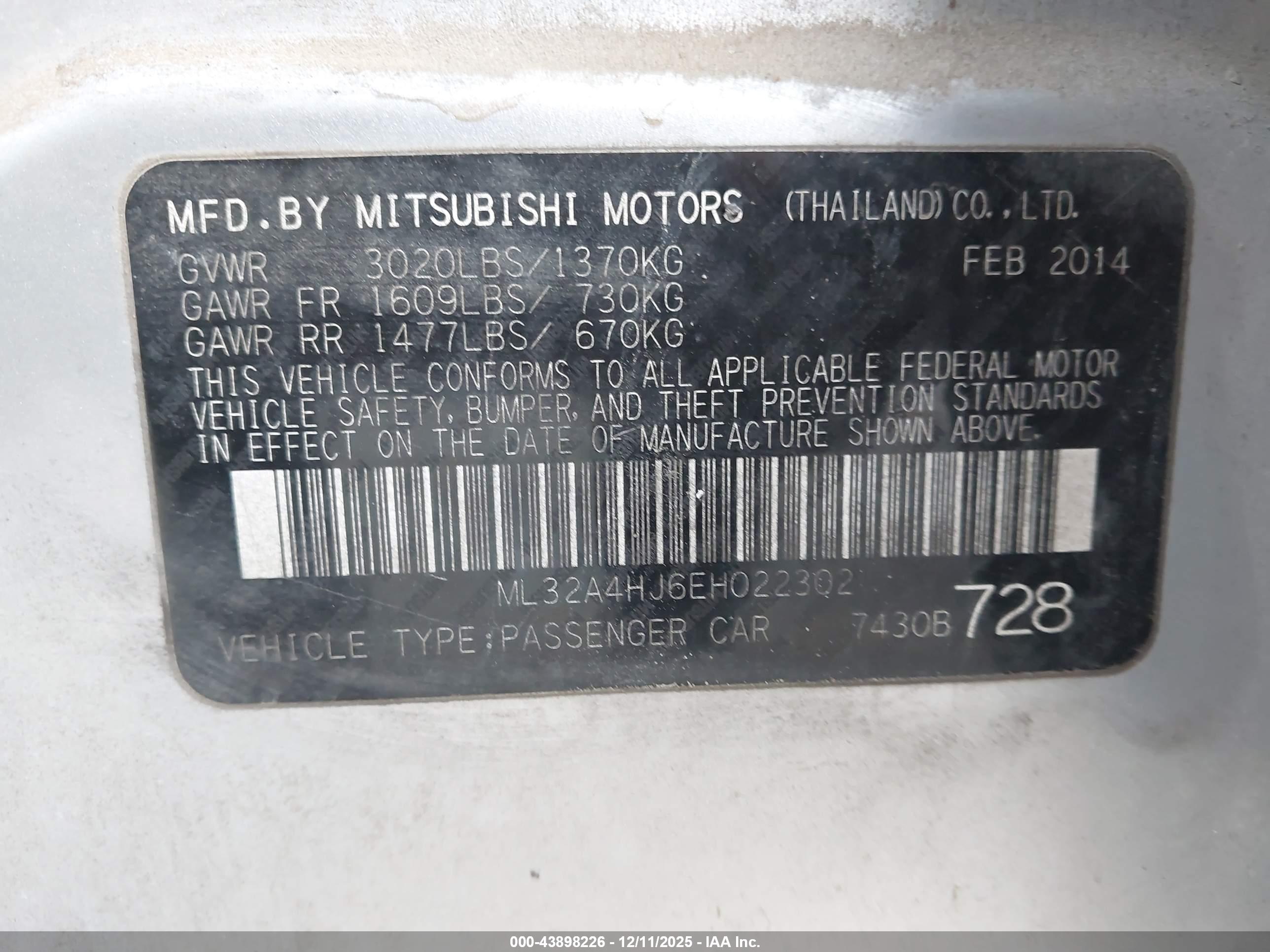 MITSUBISHI MIRAGE image 9