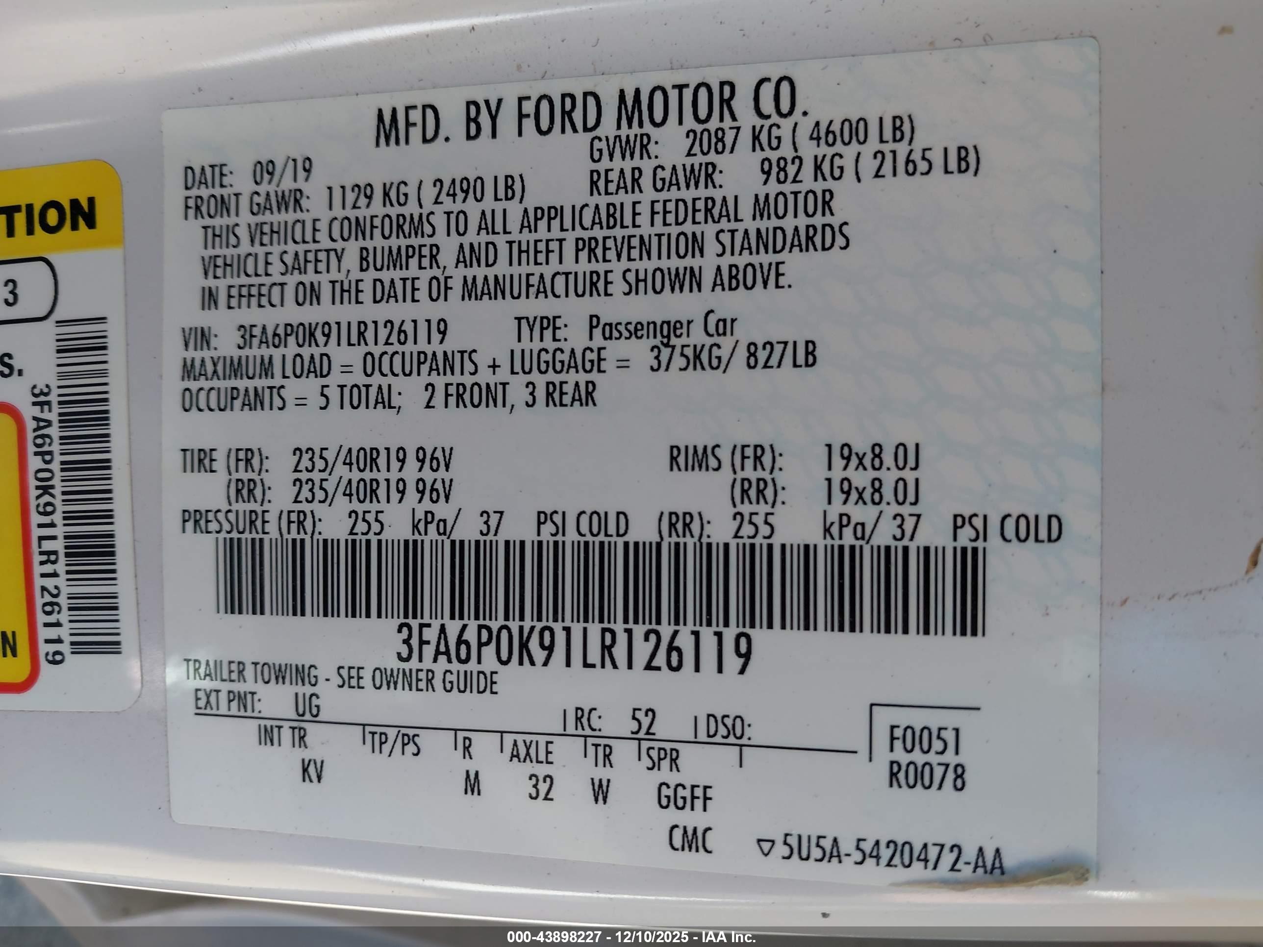 FORD FUSION image 9