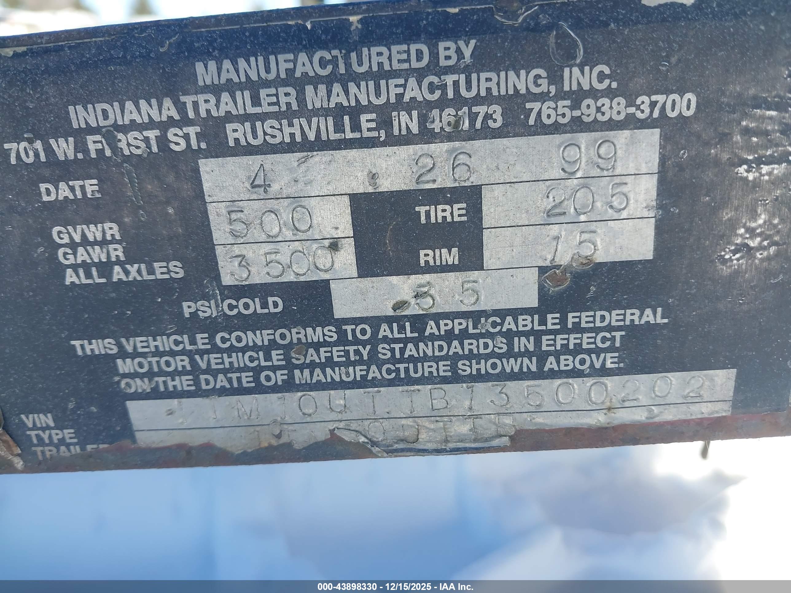 INDIANA TRAILER image 9