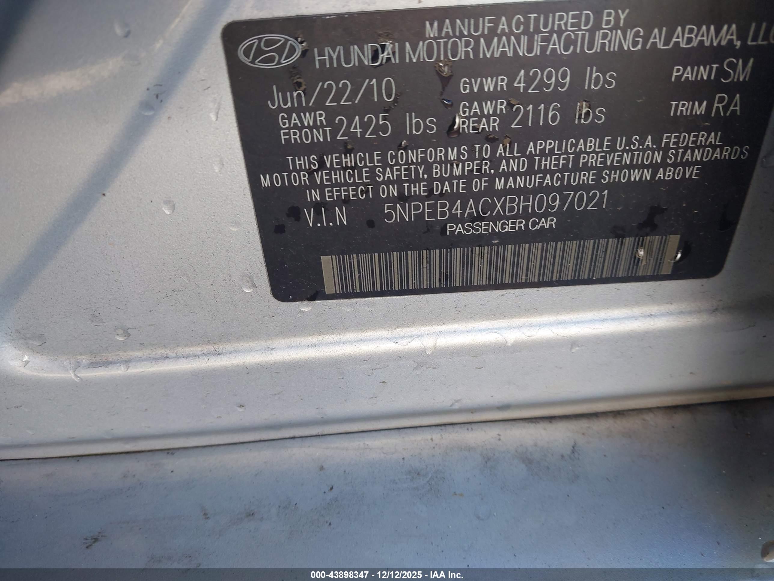 HYUNDAI SONATA image 9