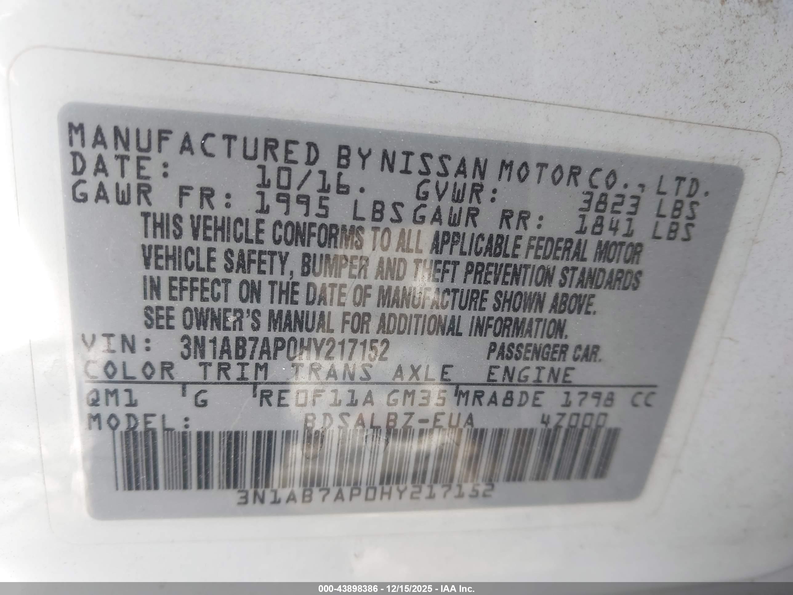 NISSAN SENTRA image 9