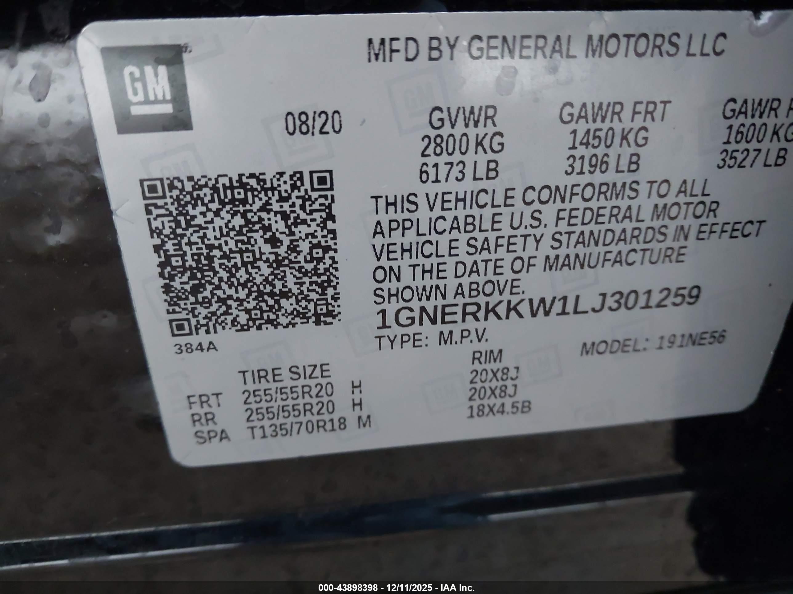 CHEVROLET TRAVERSE image 9