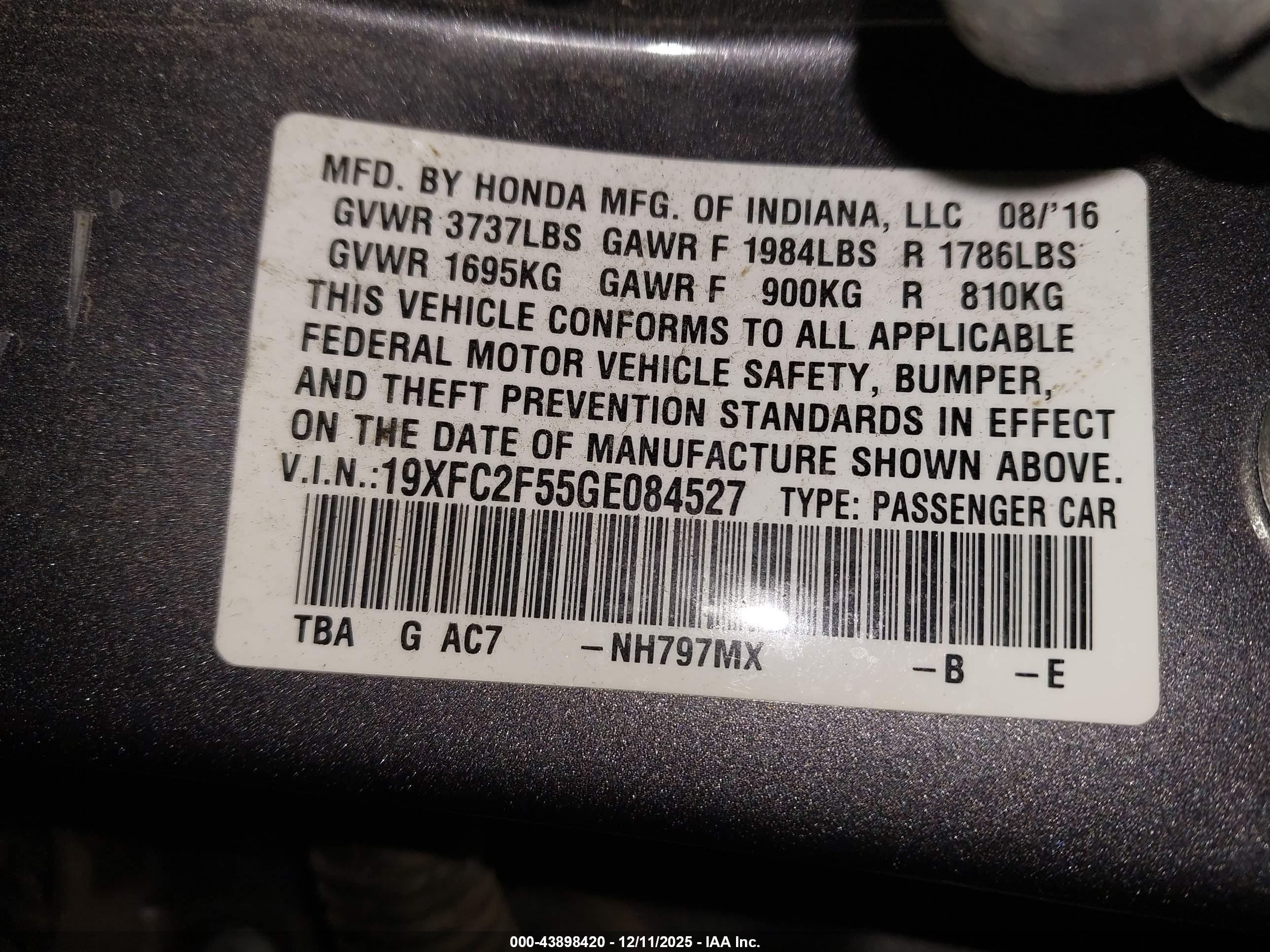 HONDA CIVIC image 9