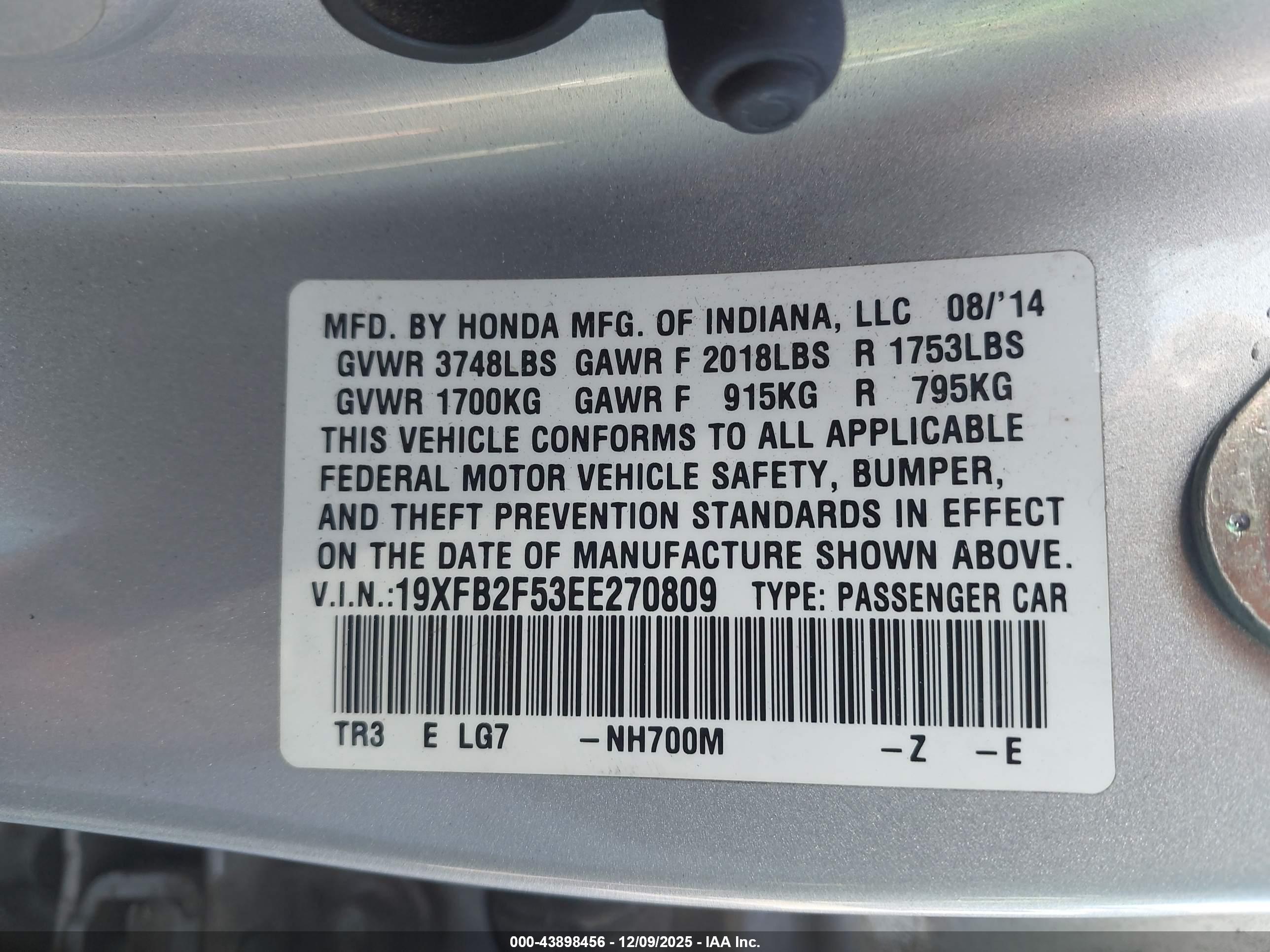 HONDA CIVIC image 9