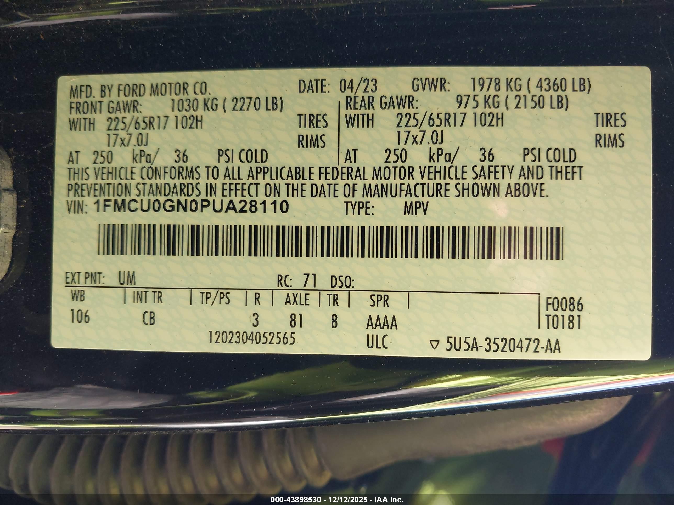 FORD ESCAPE image 9