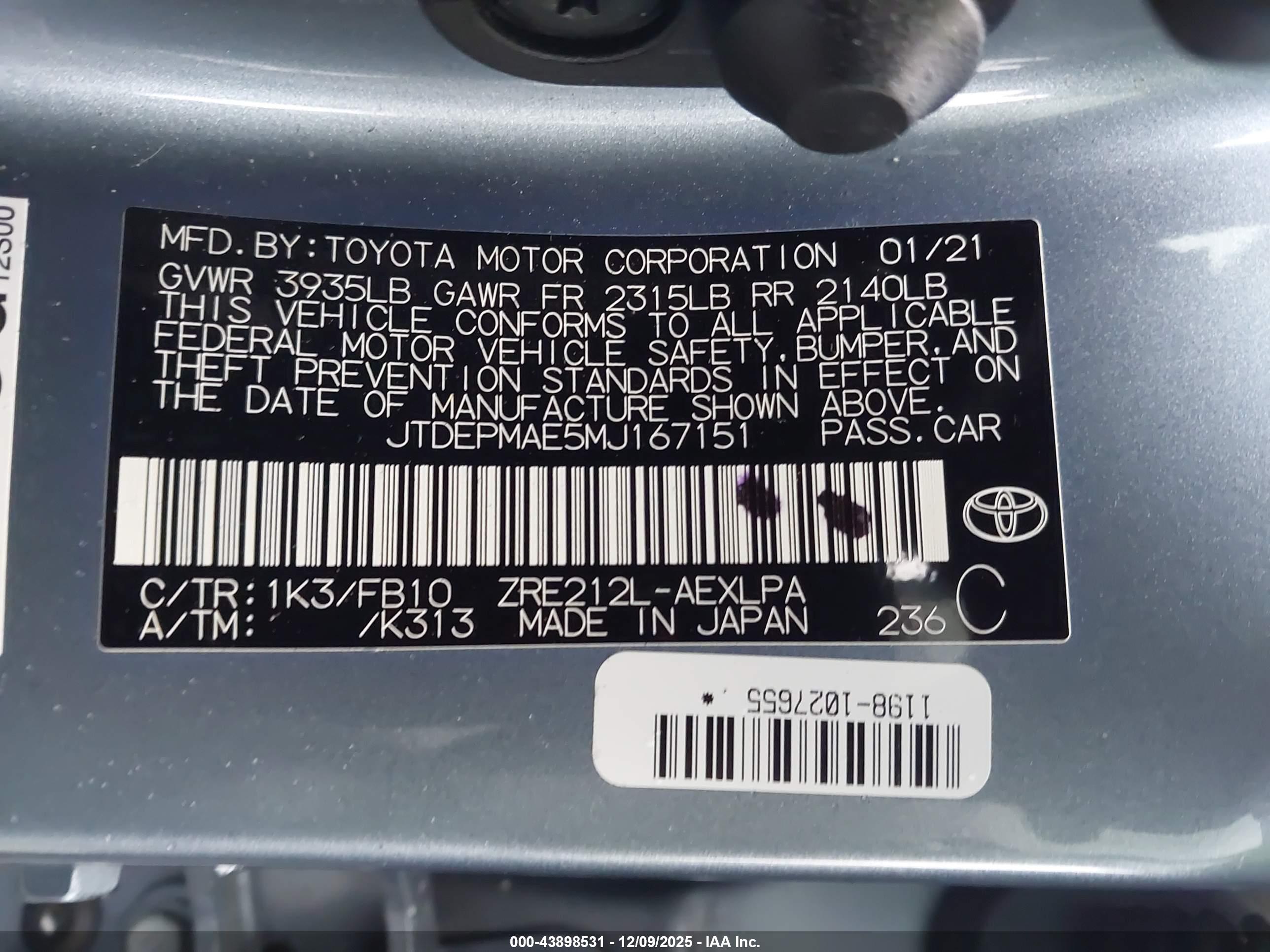 TOYOTA COROLLA image 9