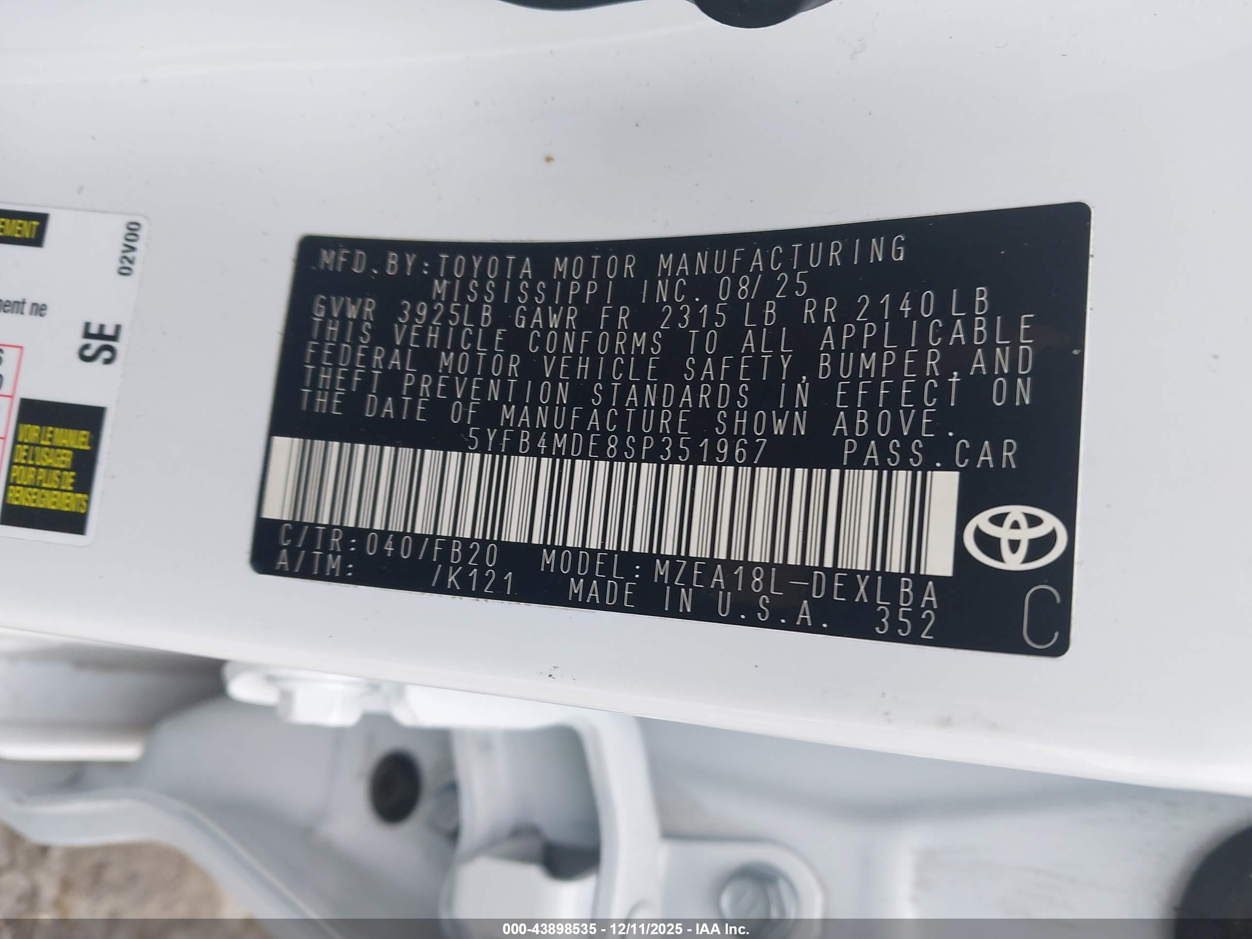 TOYOTA COROLLA image 9