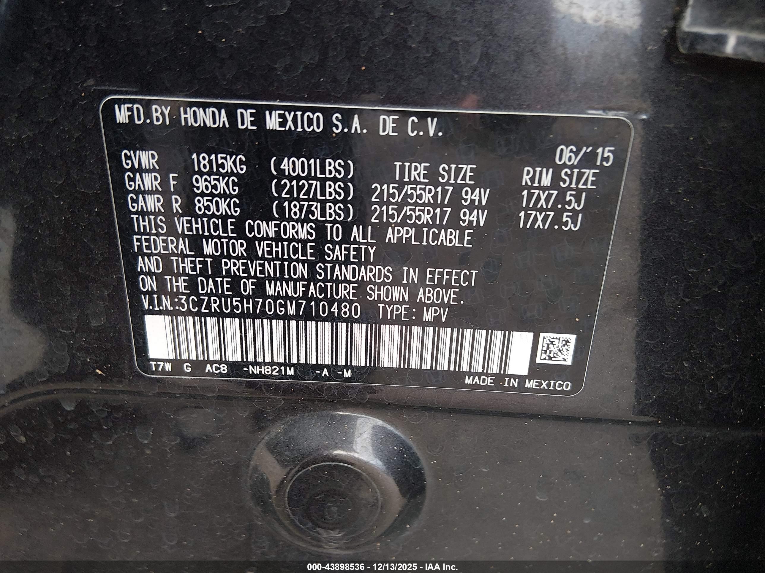 HONDA HR-V image 9