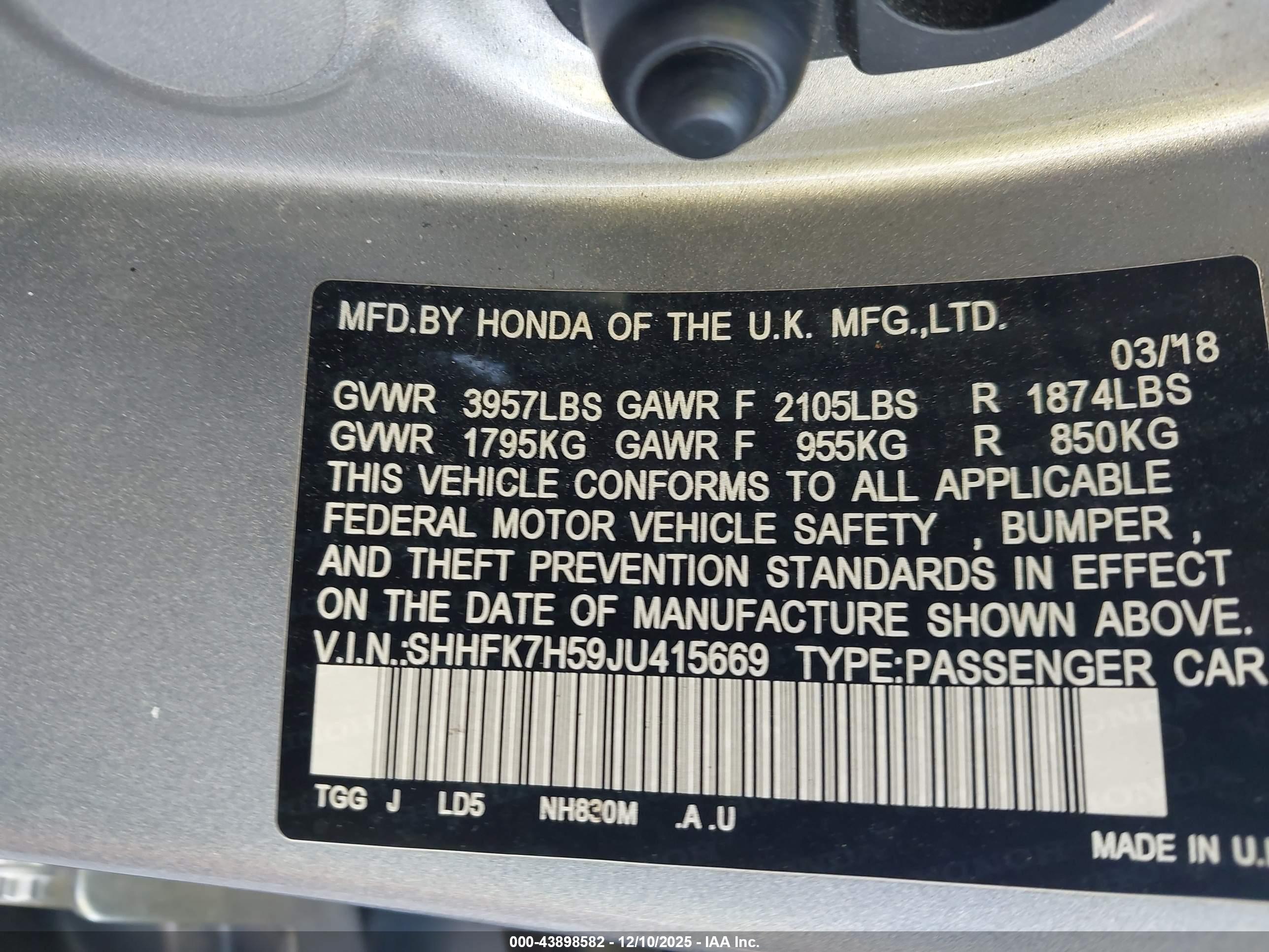 HONDA CIVIC image 9