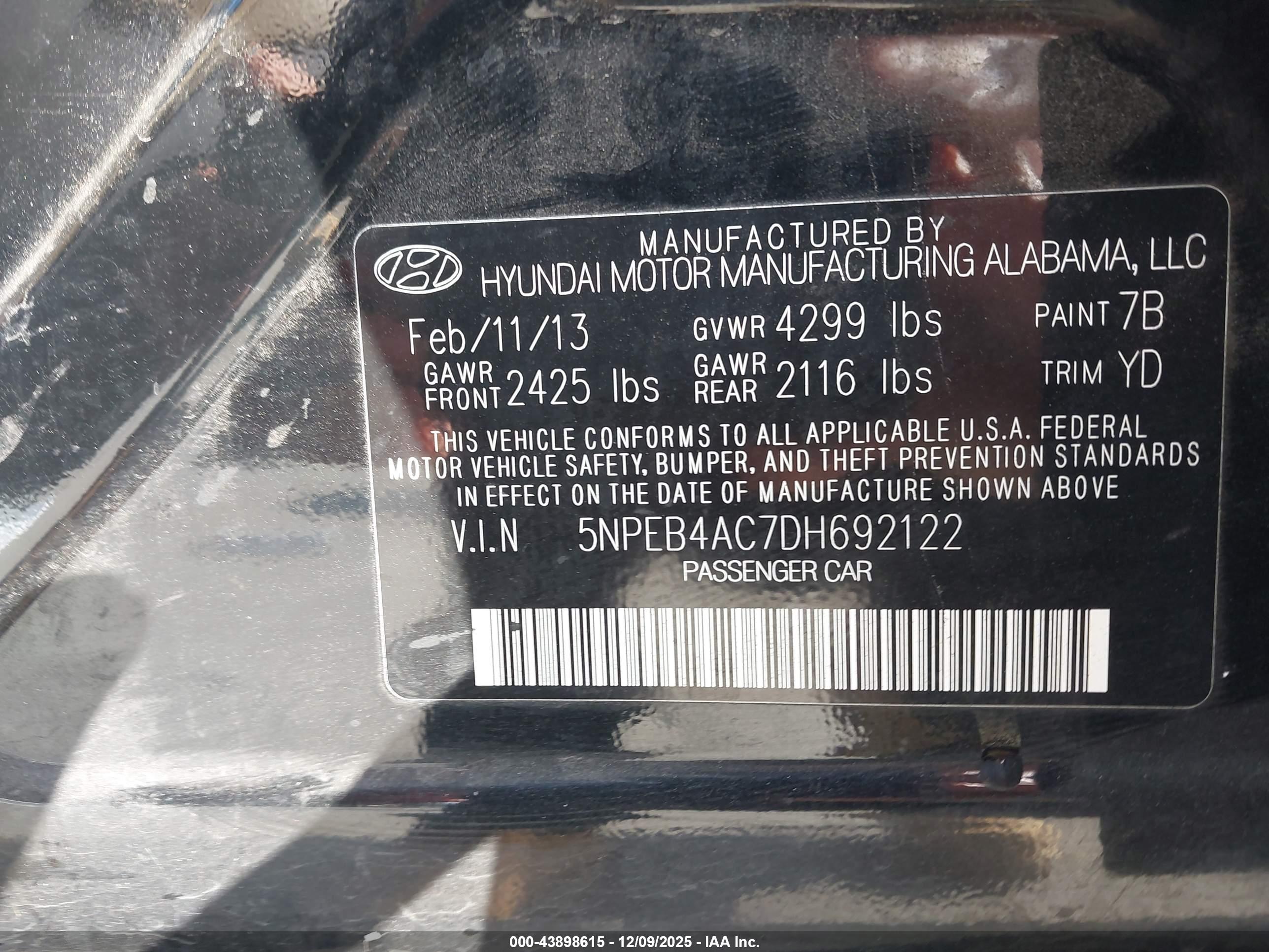 HYUNDAI SONATA image 9