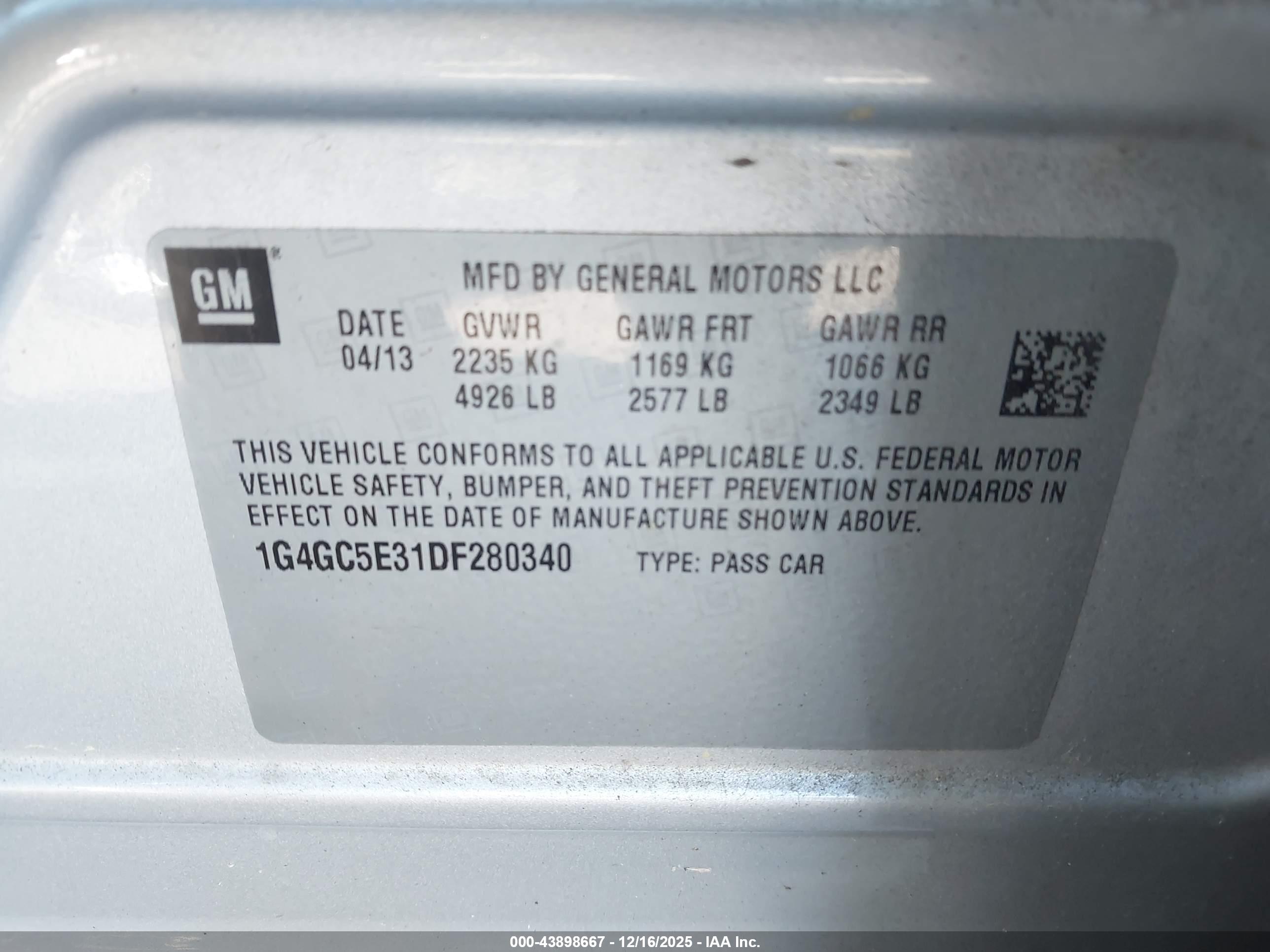 BUICK LACROSSE image 9