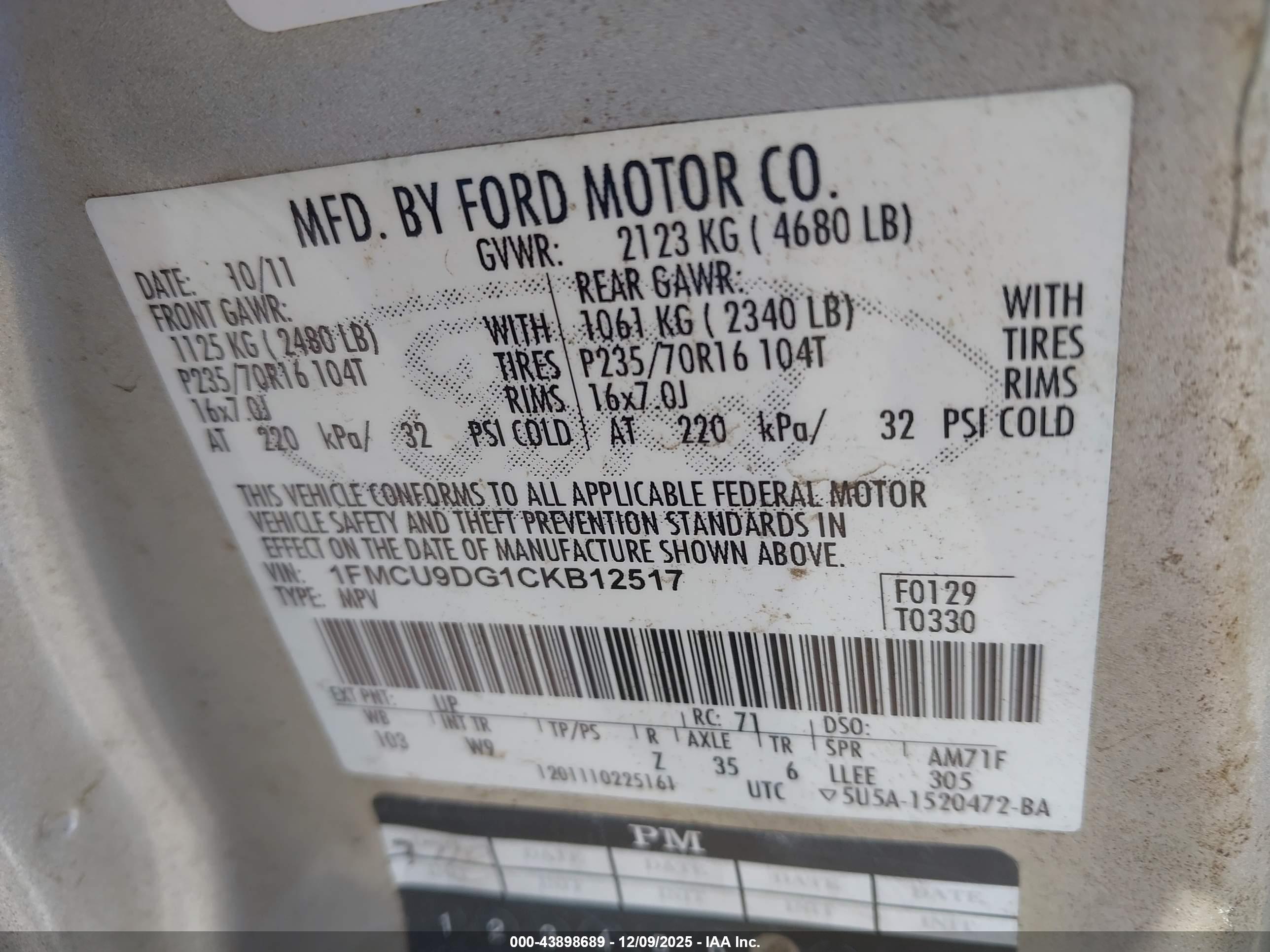 FORD ESCAPE image 9