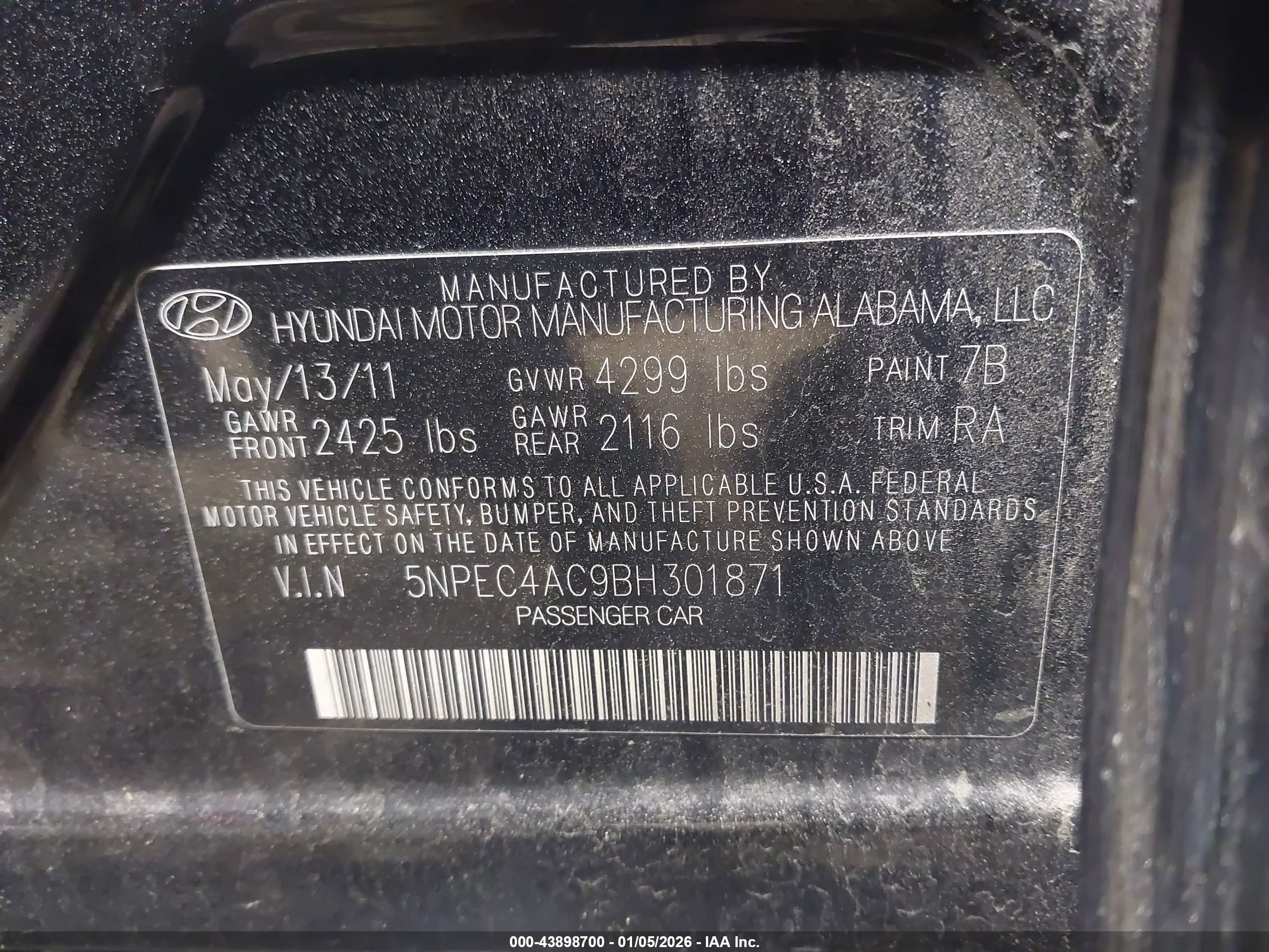 HYUNDAI SONATA image 9