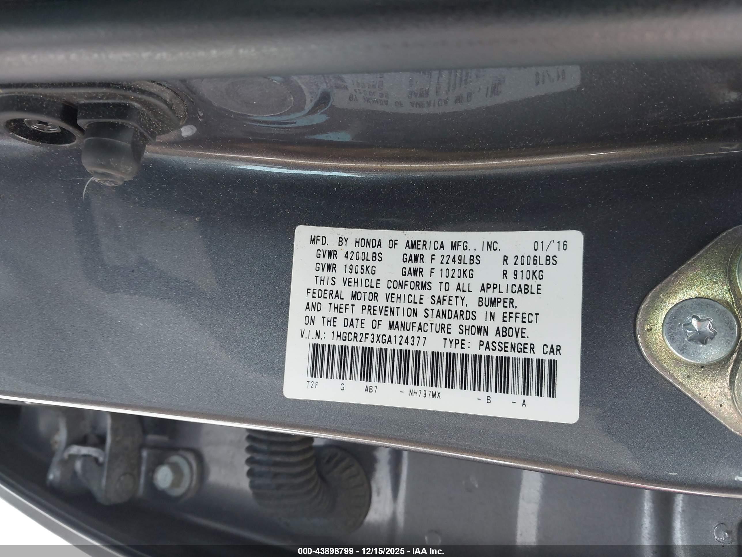 HONDA ACCORD image 9