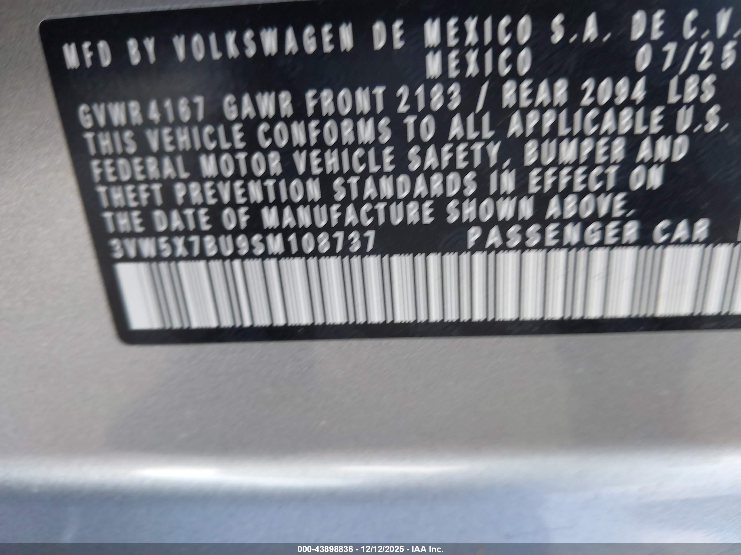 VOLKSWAGEN JETTA image 9