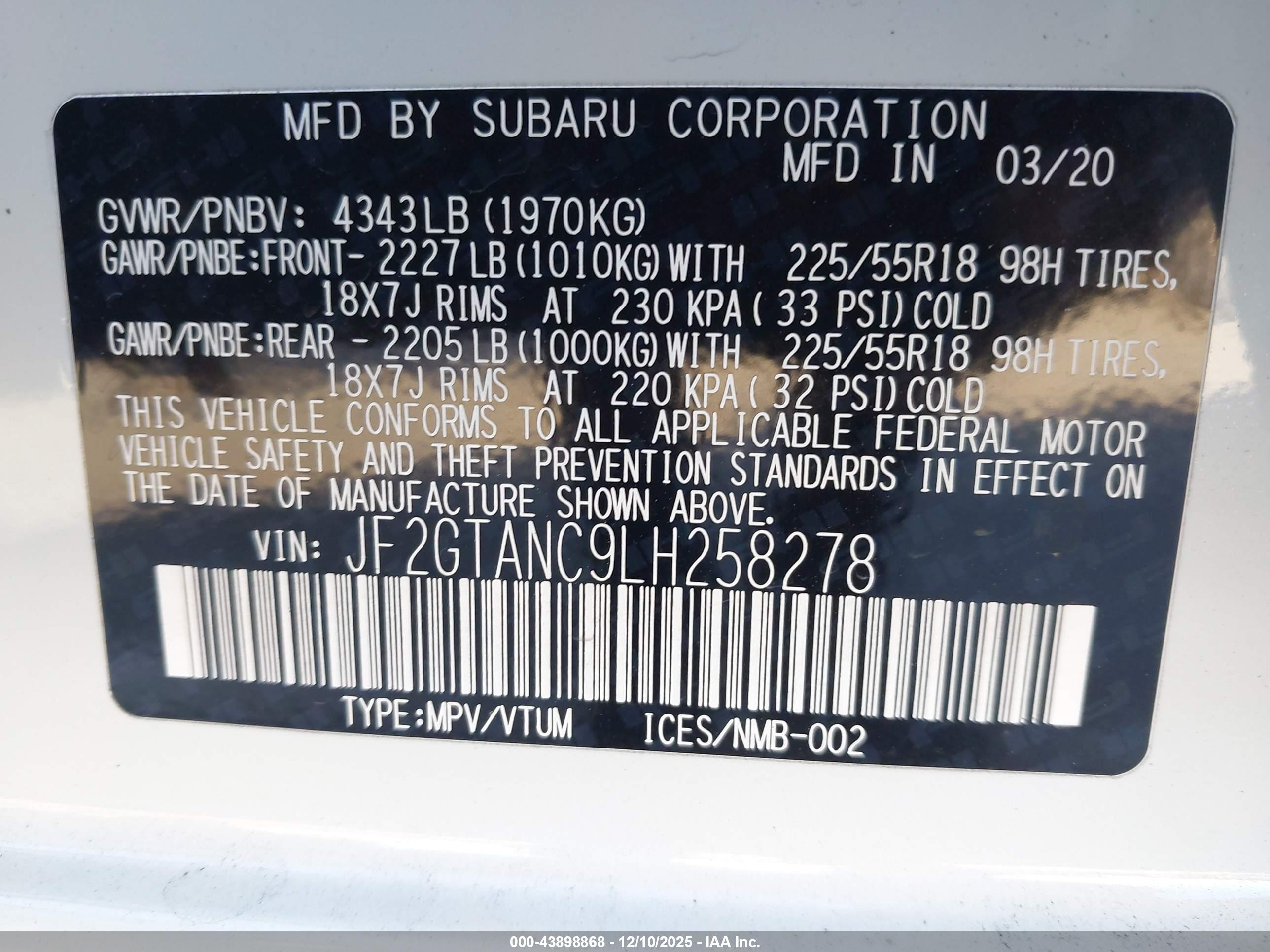 SUBARU CROSSTREK image 9