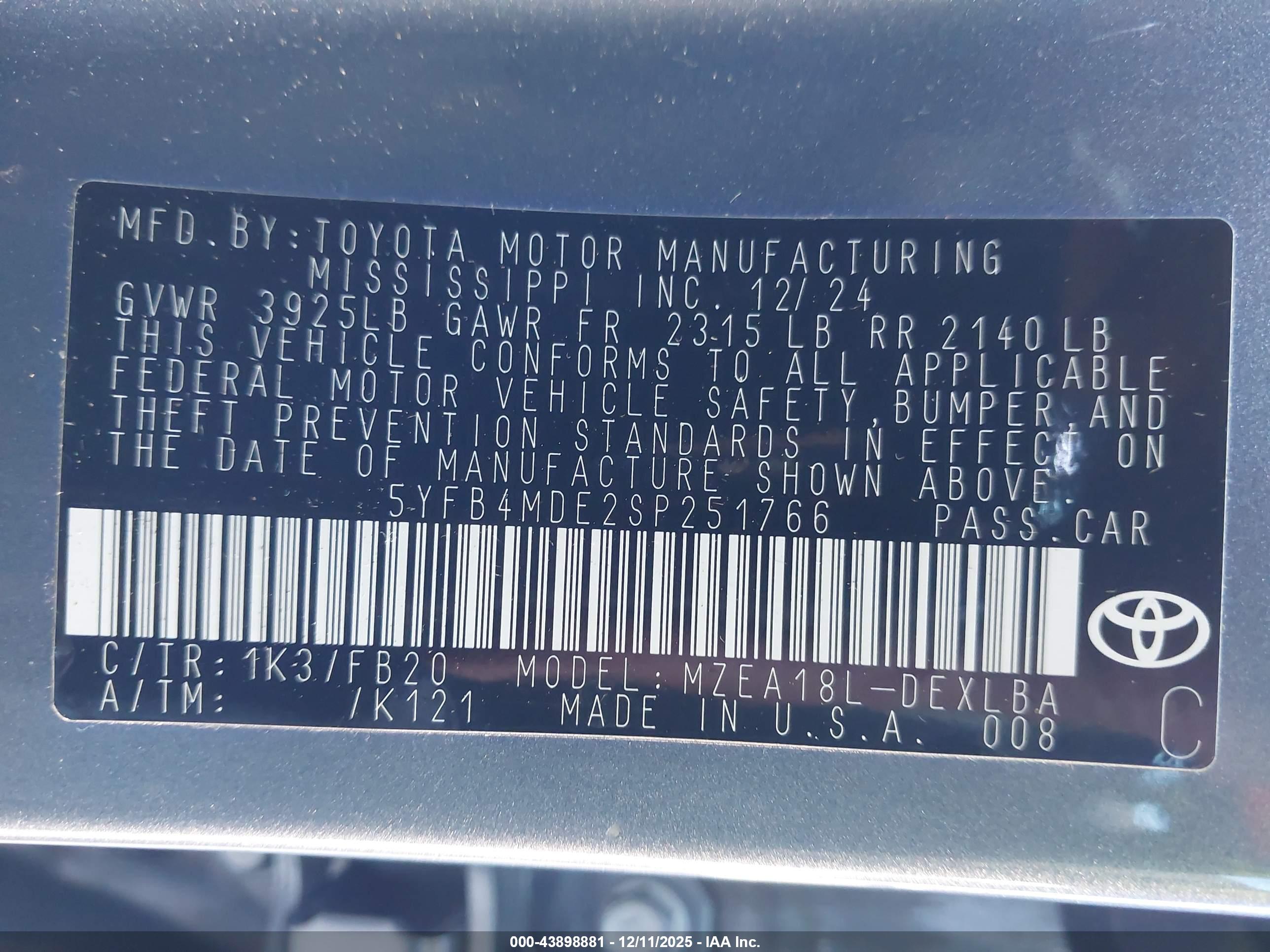 TOYOTA COROLLA image 9