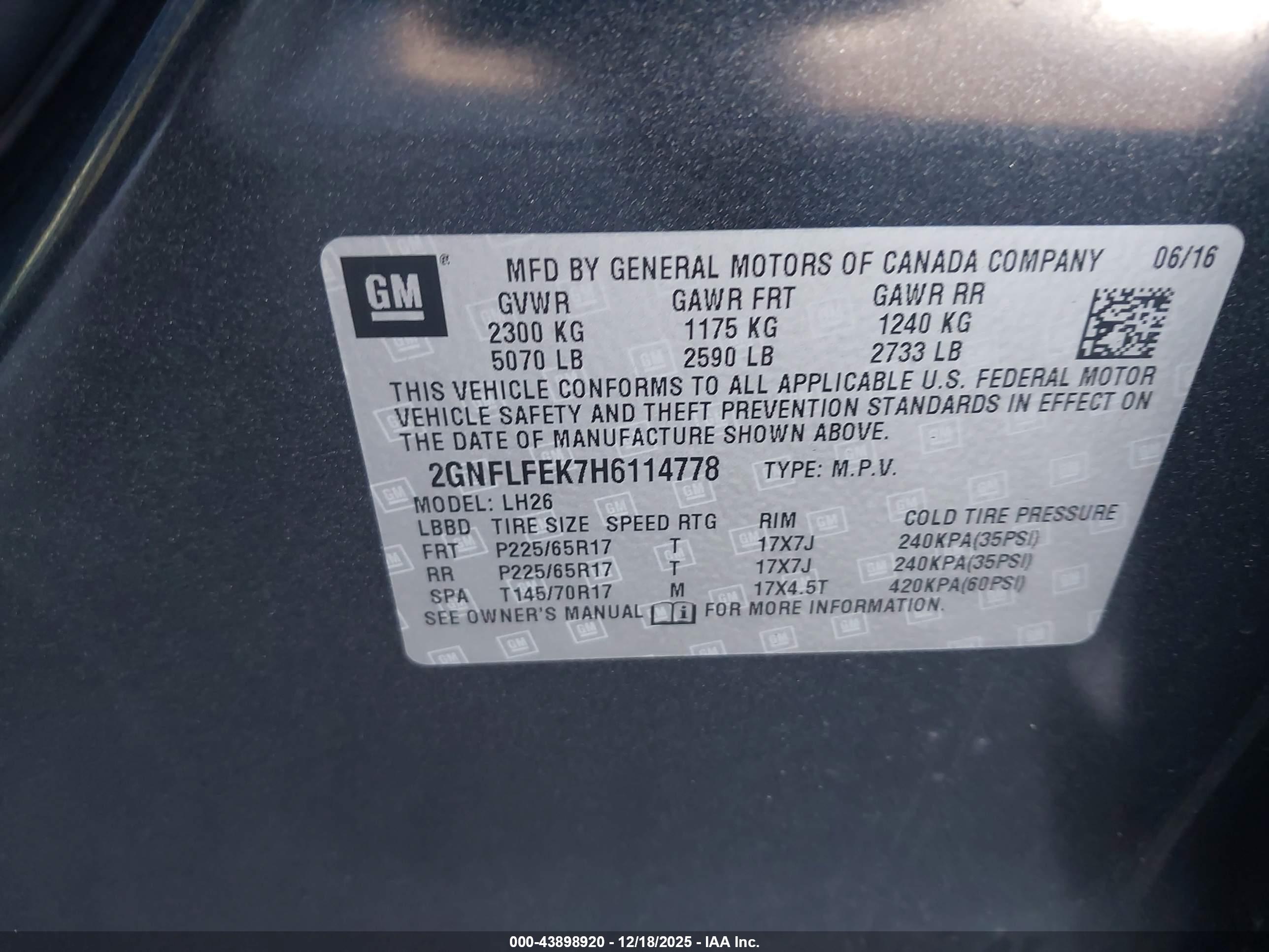 CHEVROLET EQUINOX image 9