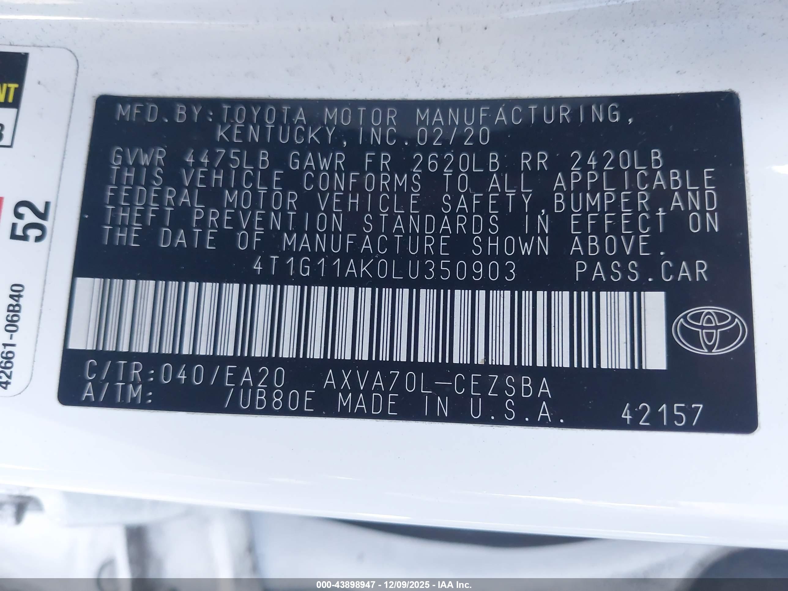 TOYOTA CAMRY image 9