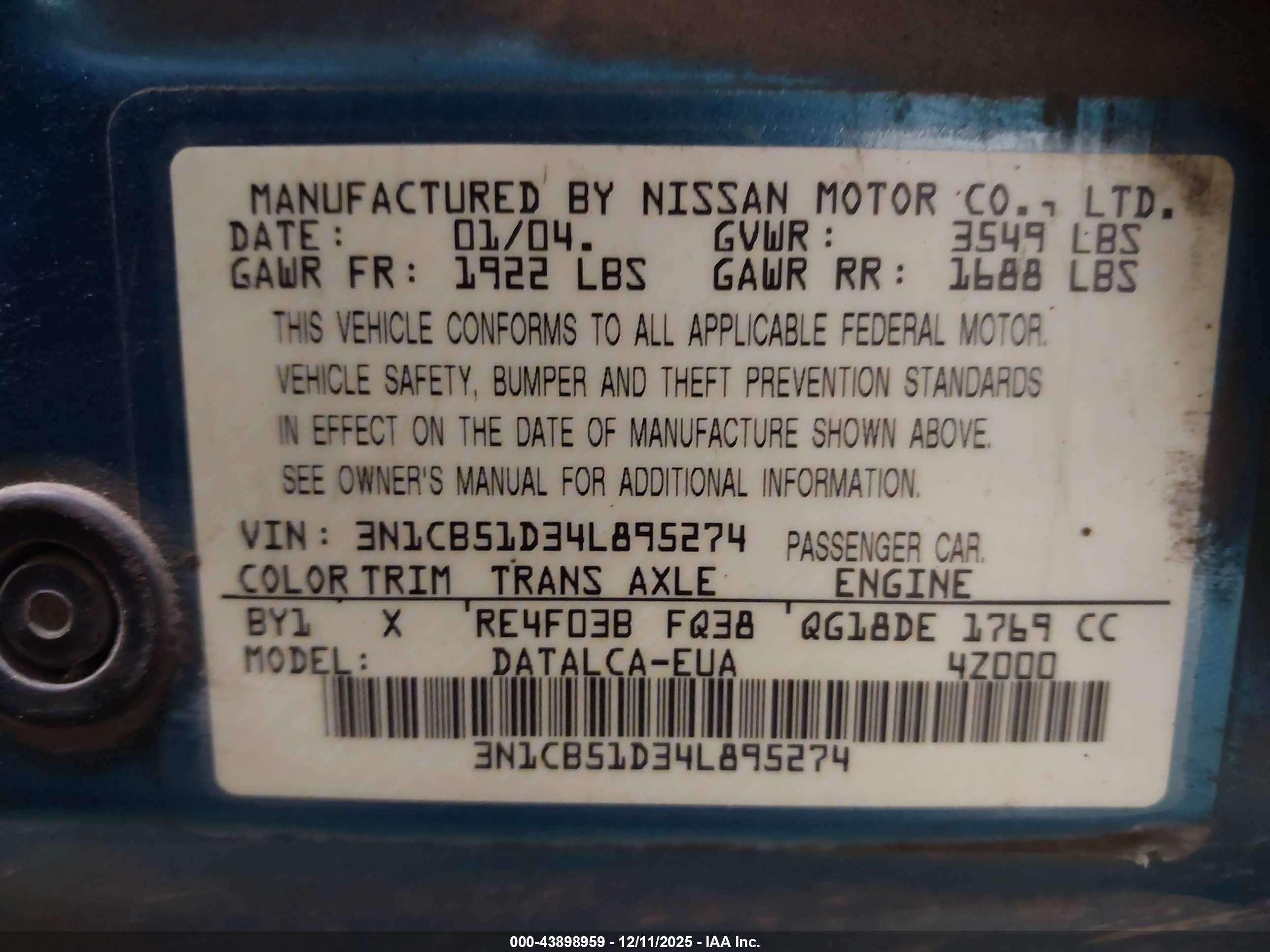 NISSAN SENTRA image 9
