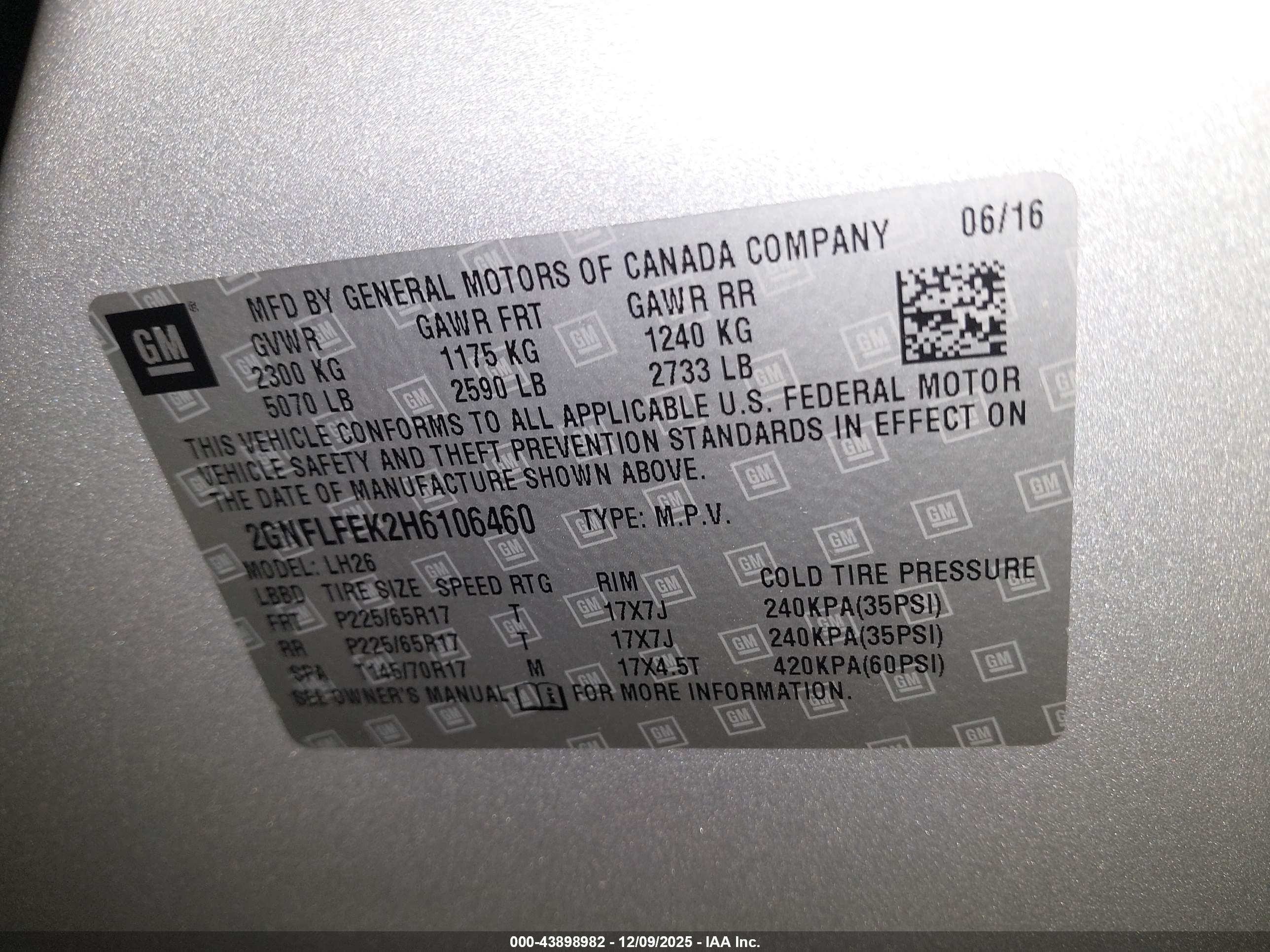 CHEVROLET EQUINOX image 9